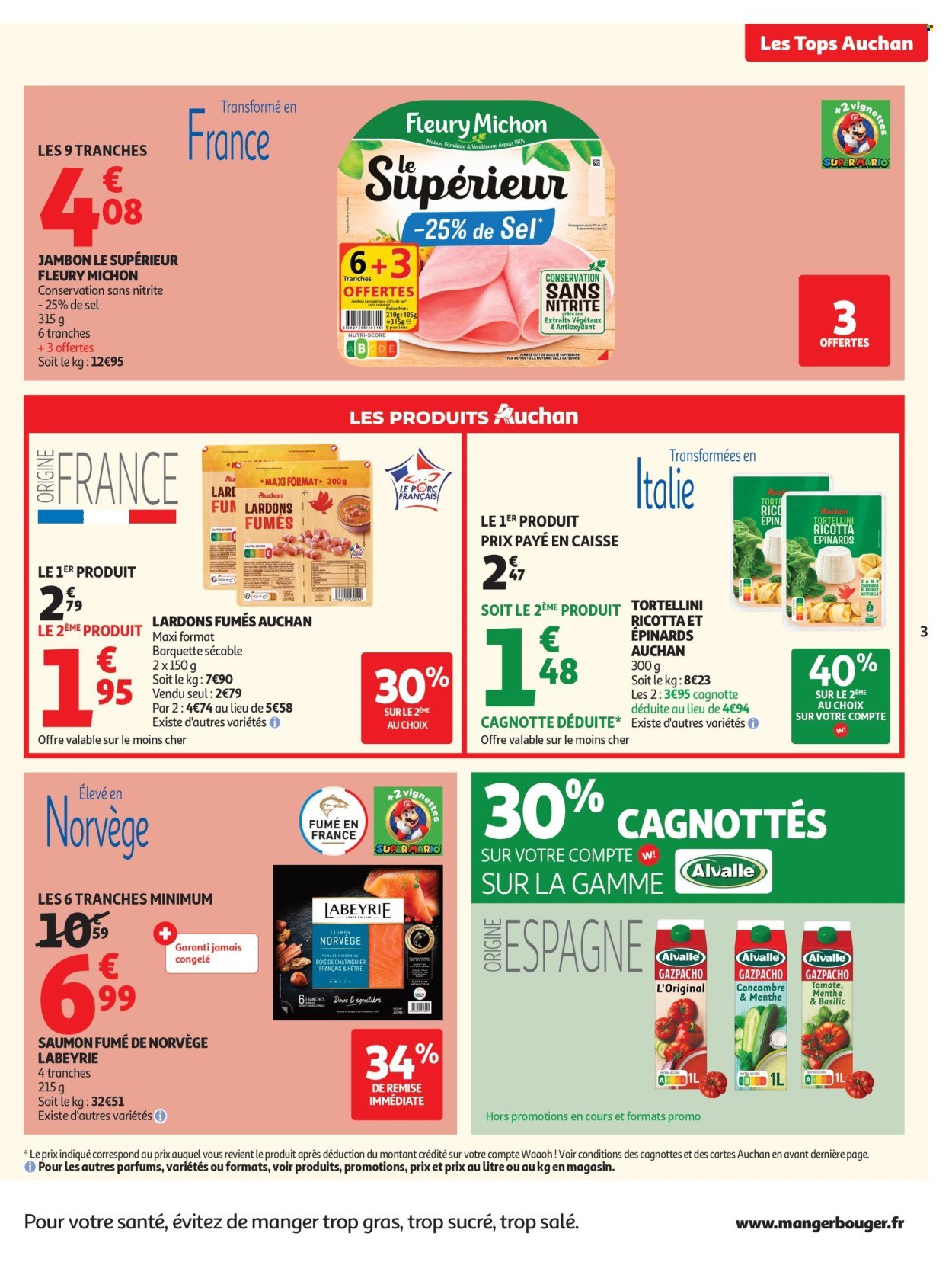 Catalogue AUCHAN - Tops rentrée supers