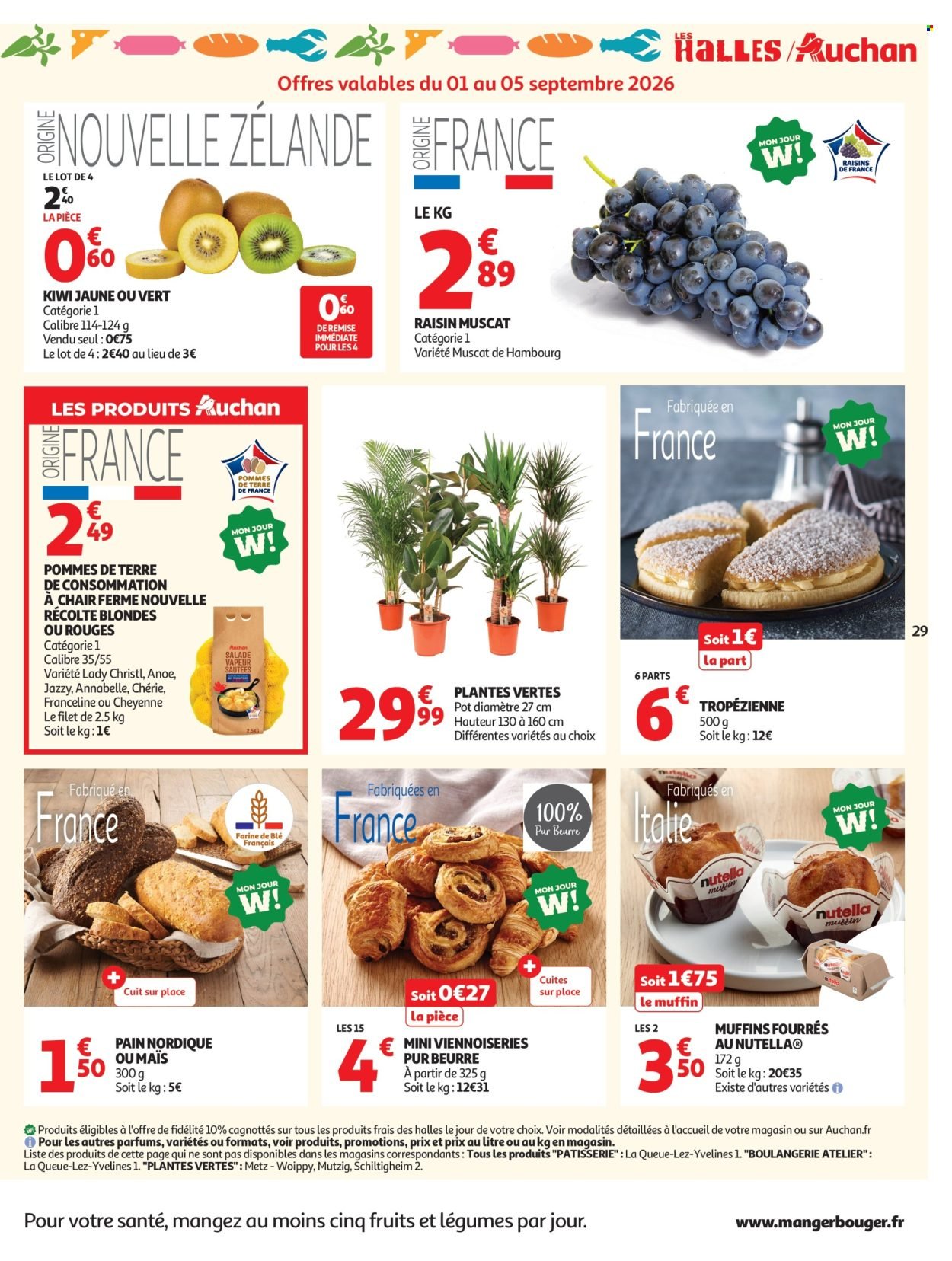 Catalogue AUCHAN - Tops rentrée supers