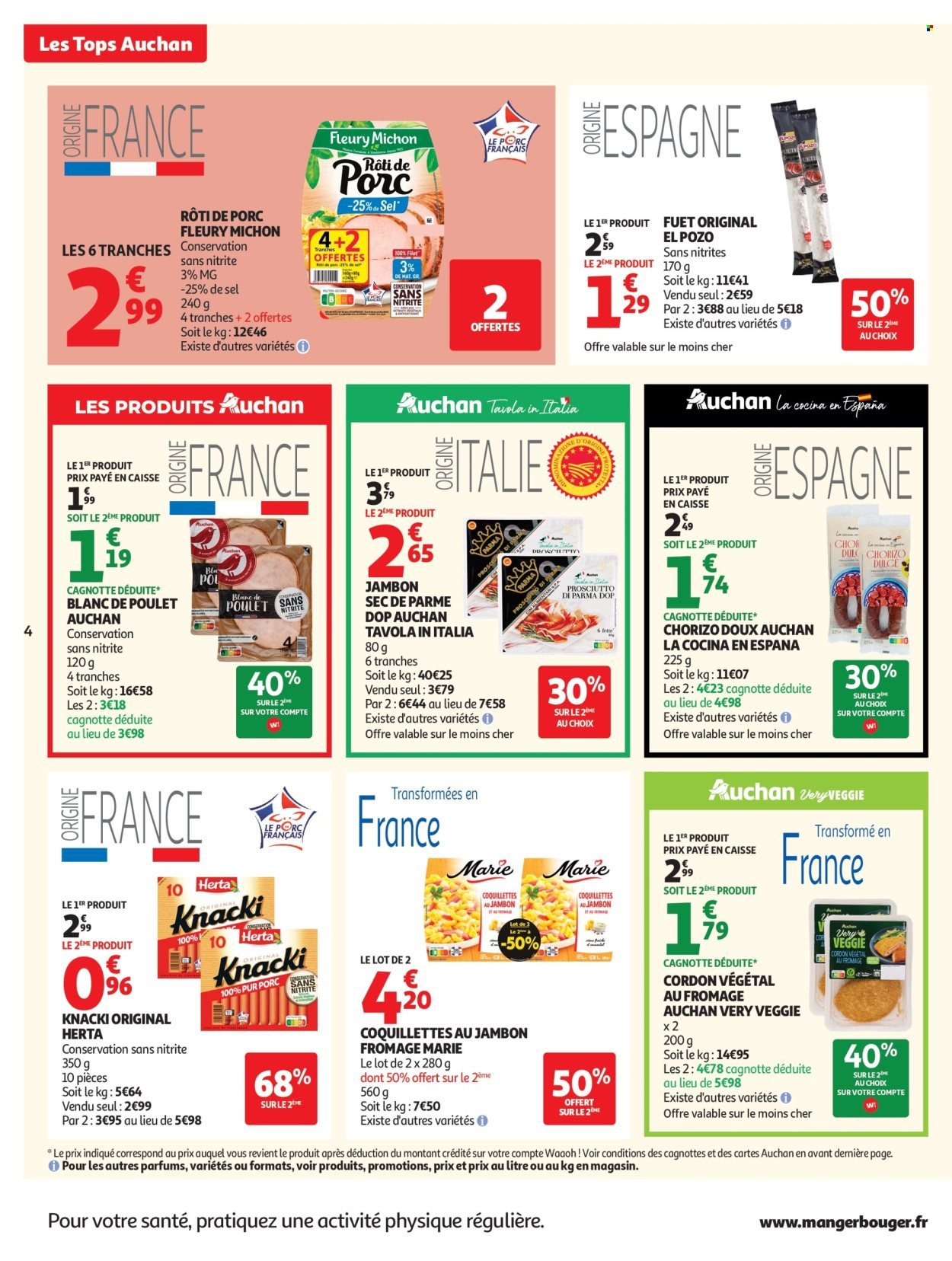 Catalogue AUCHAN - Tops rentrée supers
