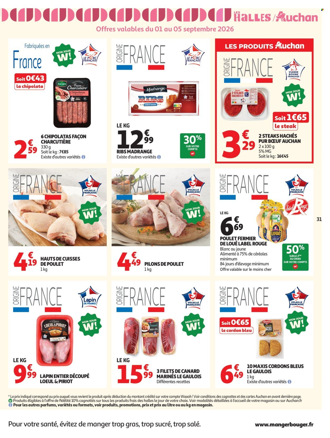 Catalogue AUCHAN - Tops rentrée supers