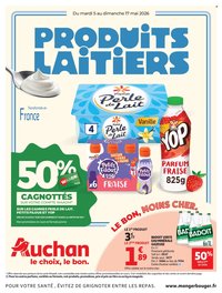 Catalogue AUCHAN - Produits laitiers hypers