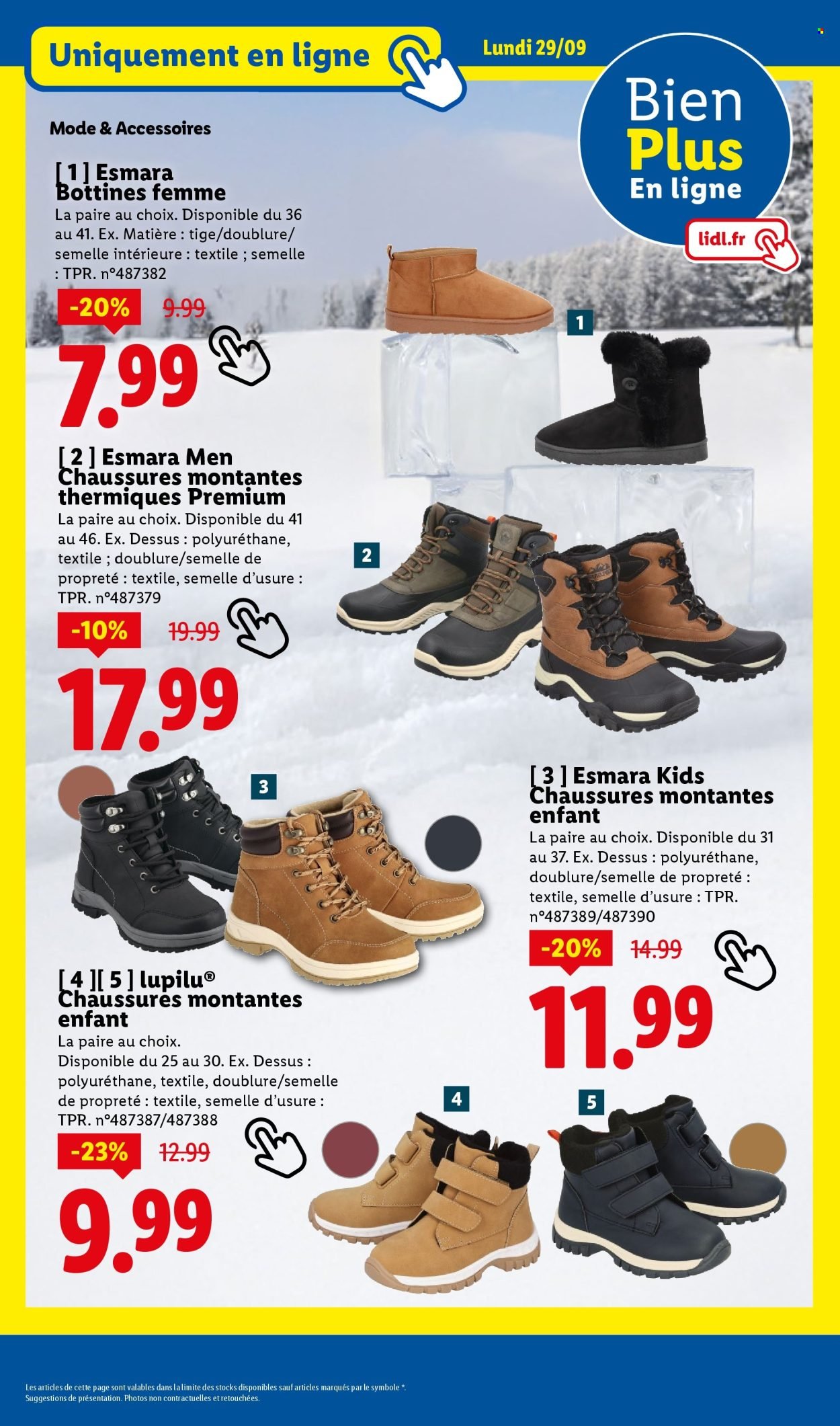 Catalogue LIDL - Les bonnes affaires de la semaine (2025-09-25 - 2025-09-29)