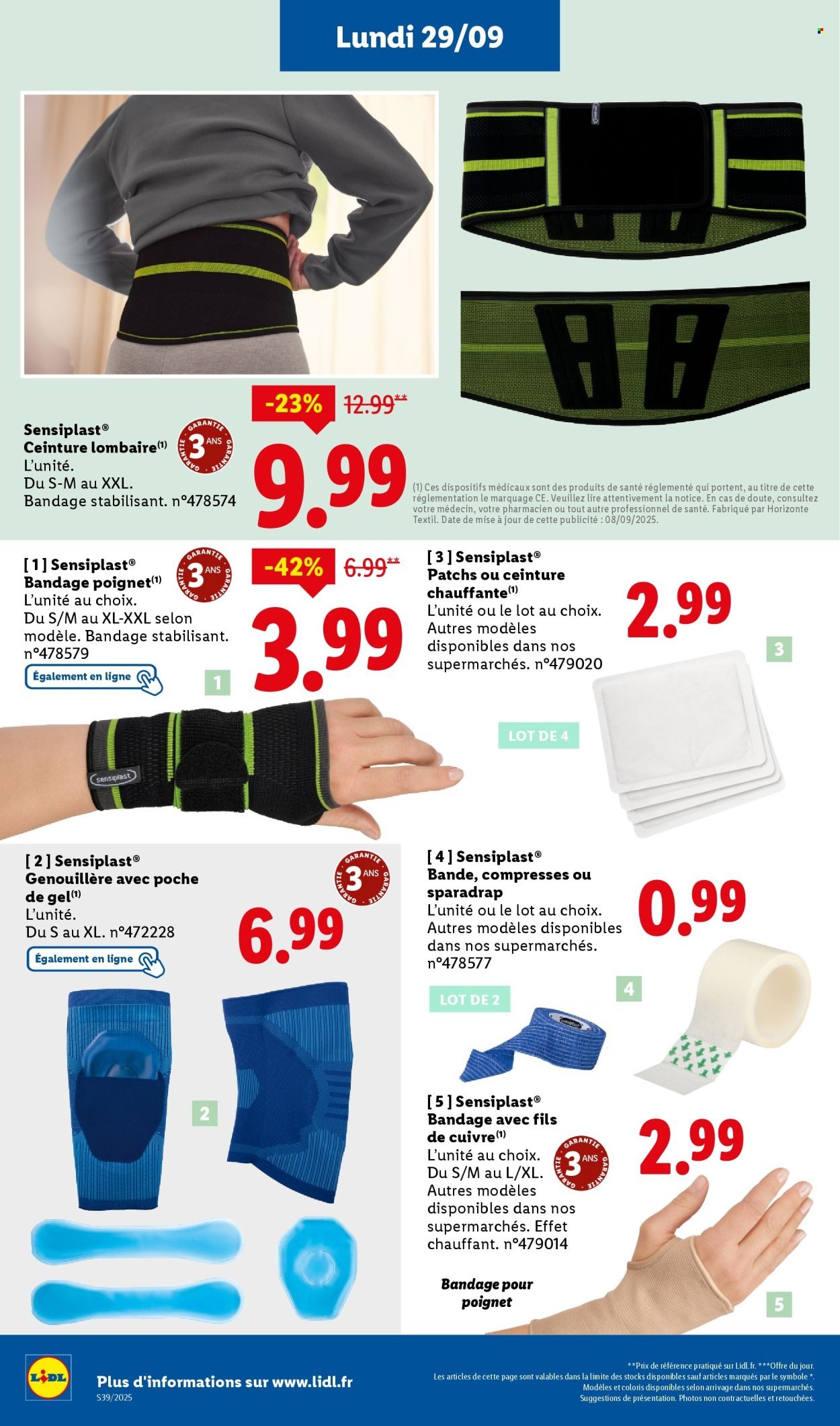 Catalogue LIDL - Les bonnes affaires de la semaine (2025-09-25 - 2025-09-29)