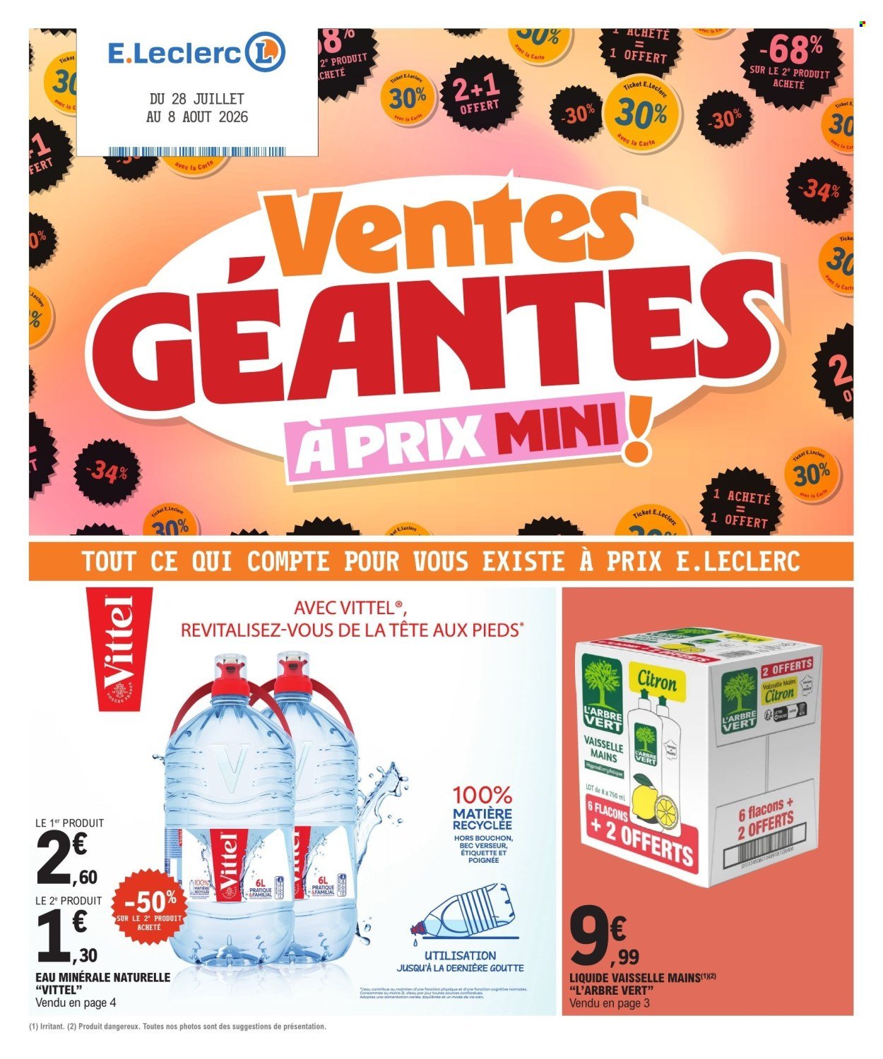 Catalogue E.LECLERC - VENTES GEANTES