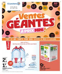 Catalogue E.LECLERC - VENTES GEANTES