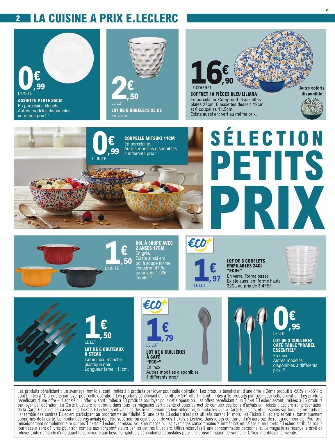 Catalogue E.LECLERC - PETITS PRIX