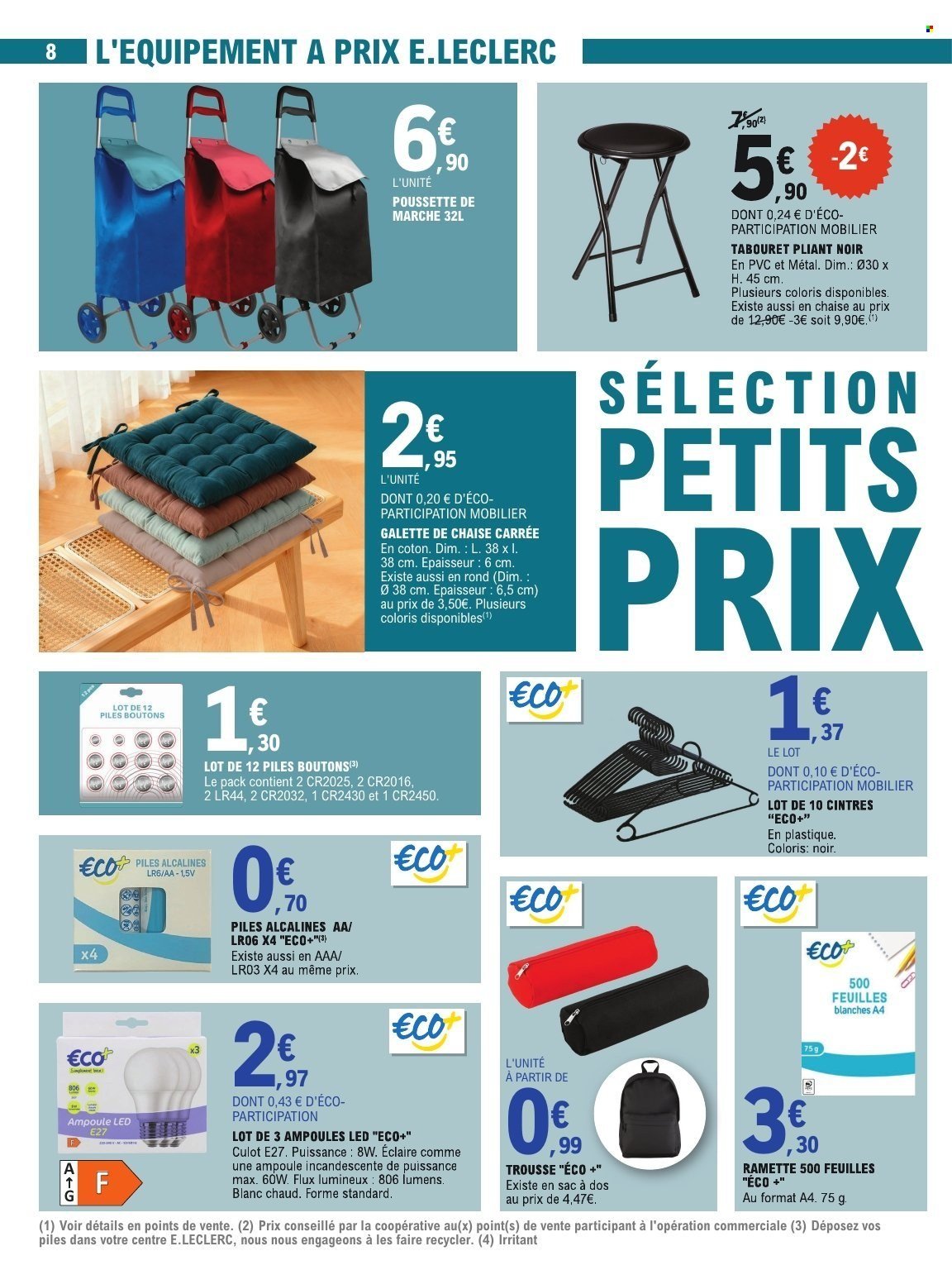 Catalogue E.LECLERC - PETITS PRIX (2026-01-13 - 2026-01-24)