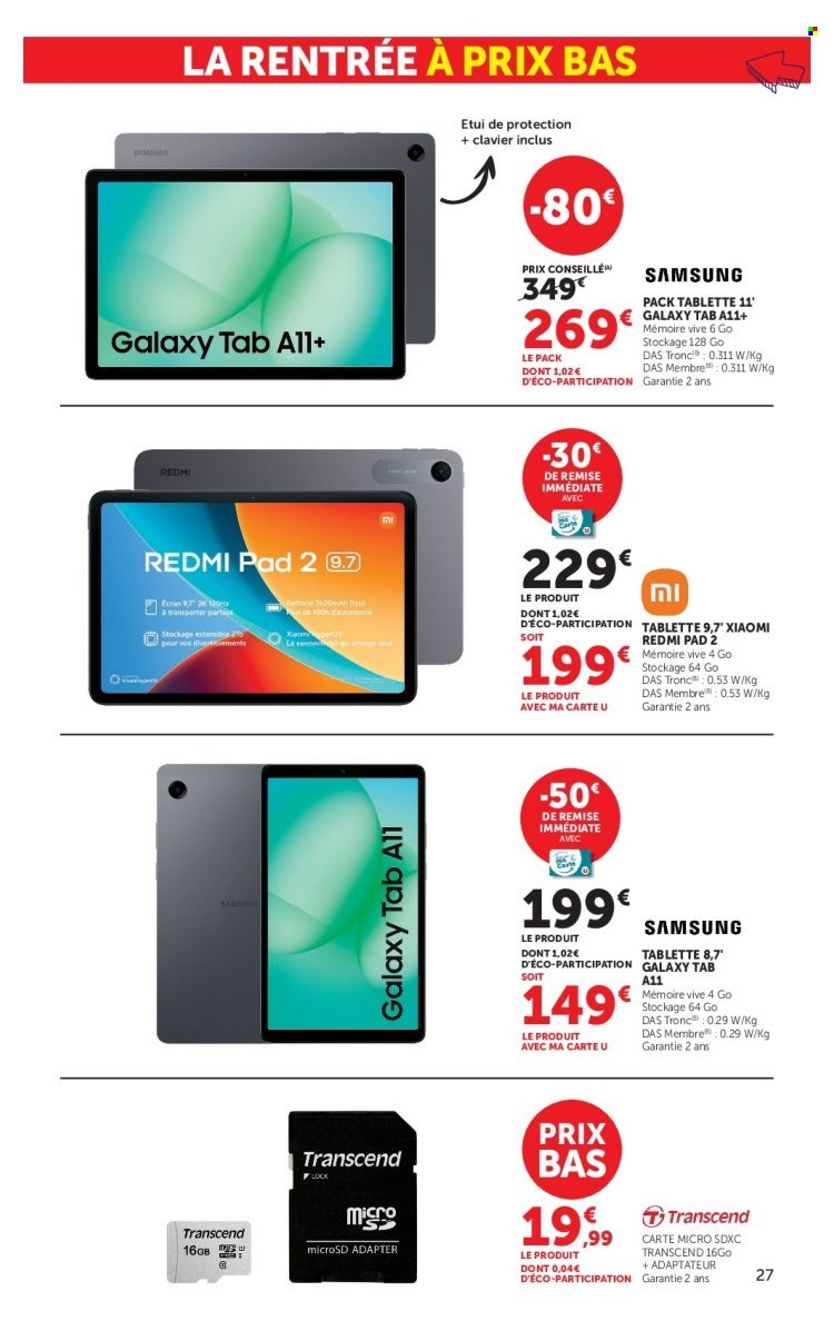 Catalogue SUPER U - La rentrée à prix bas