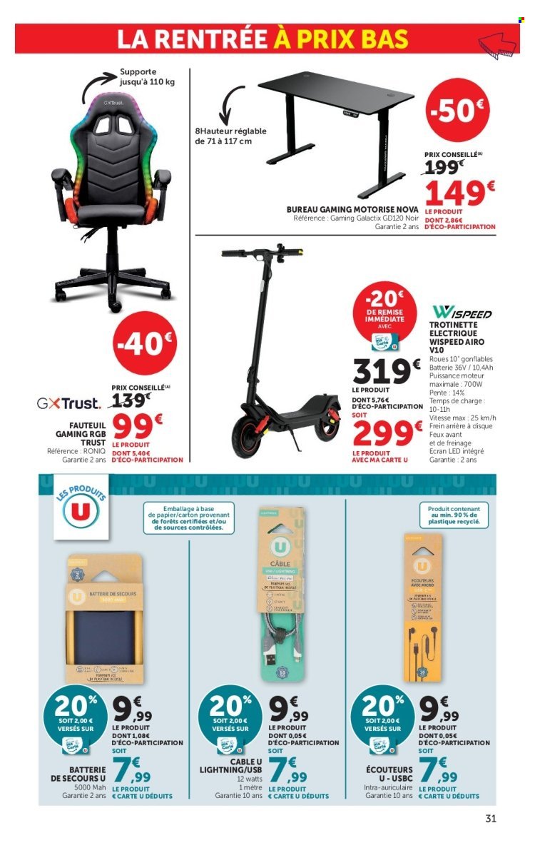 Catalogue SUPER U - La rentrée à prix bas