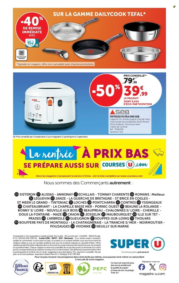 Catalogue SUPER U - La rentrée à prix bas
