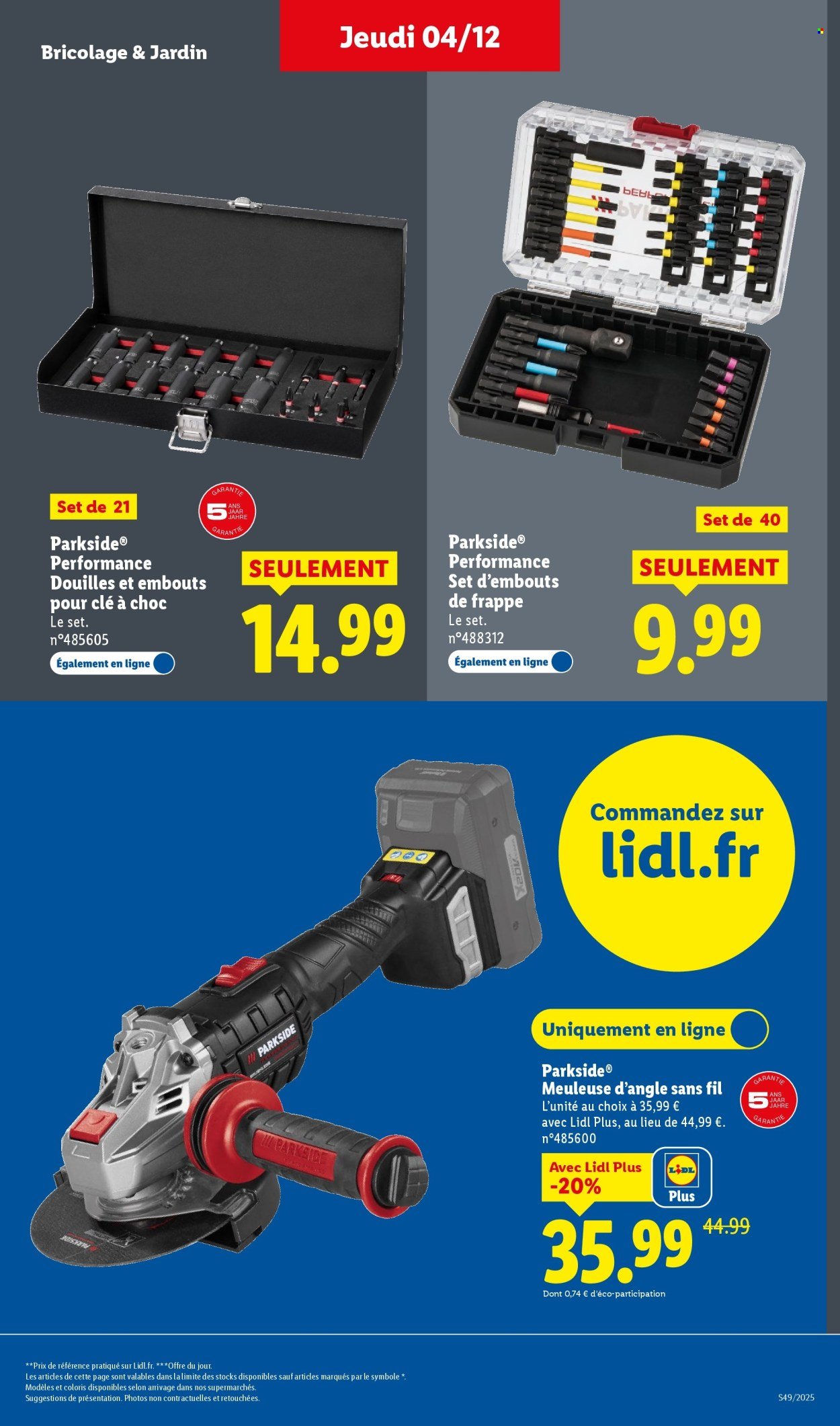 Catalogue LIDL - Les bonnes affaires de la semaine