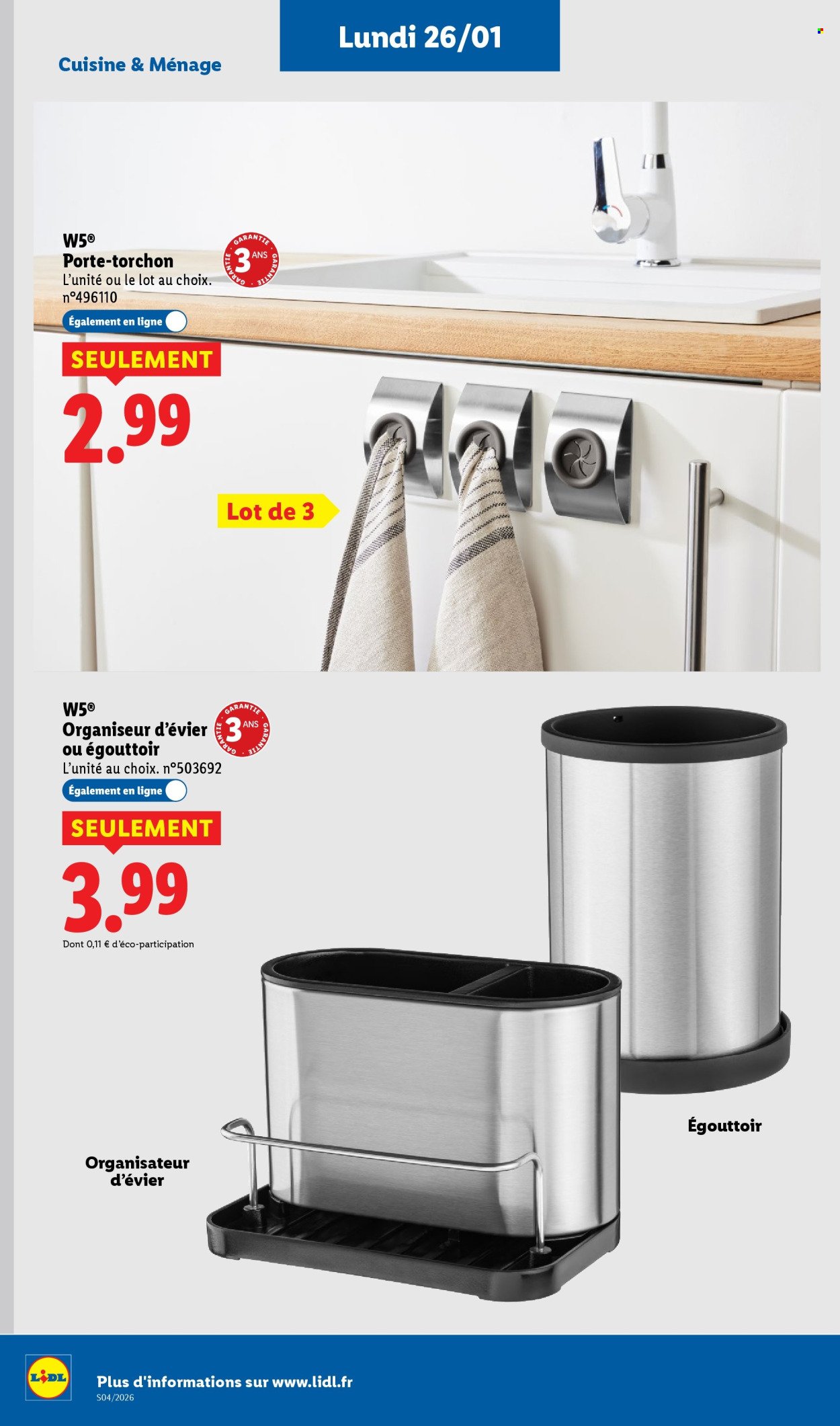 Catalogue LIDL - Les bonnes affaires de la semaine