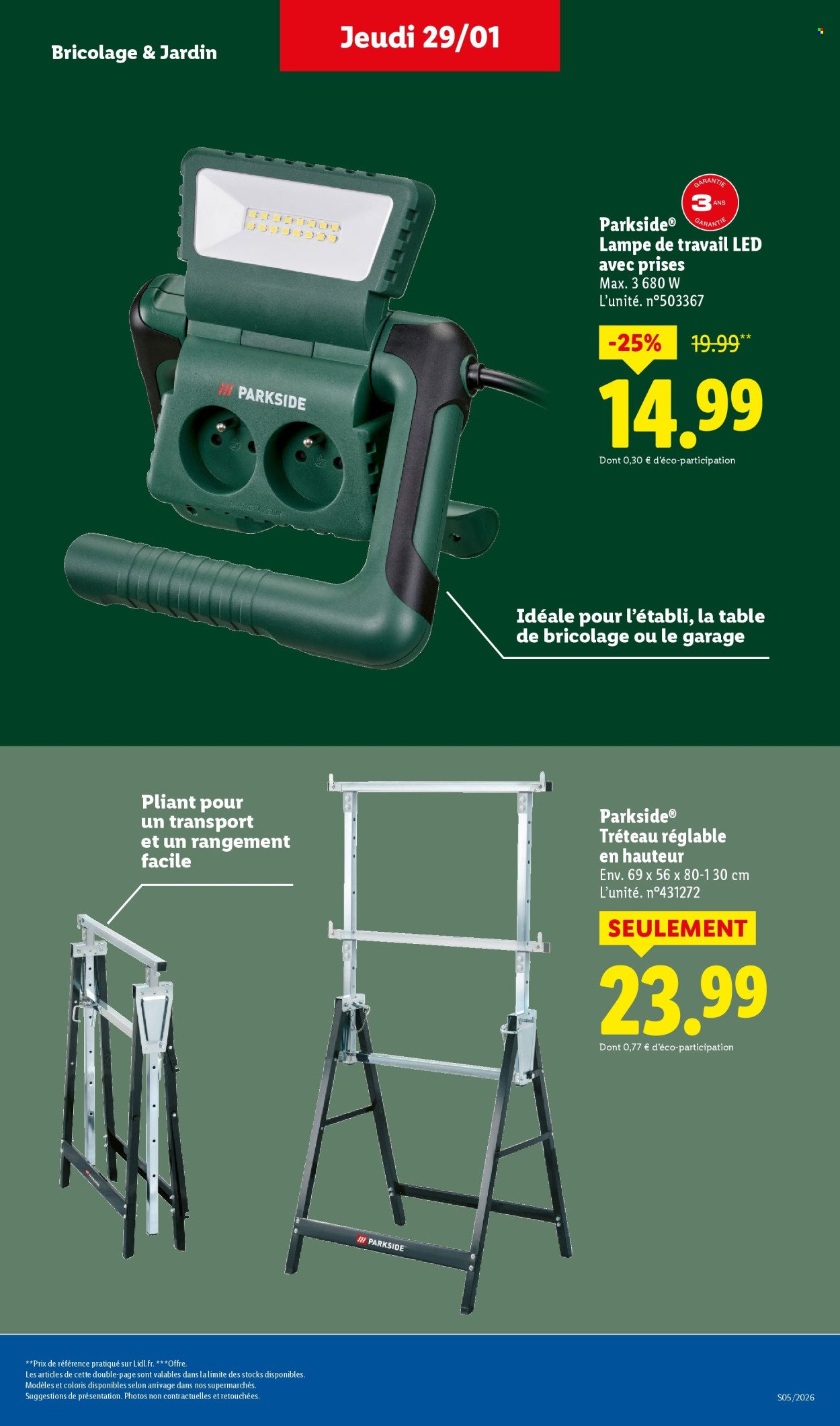 Catalogue LIDL - Les bonnes affaires de la semaine