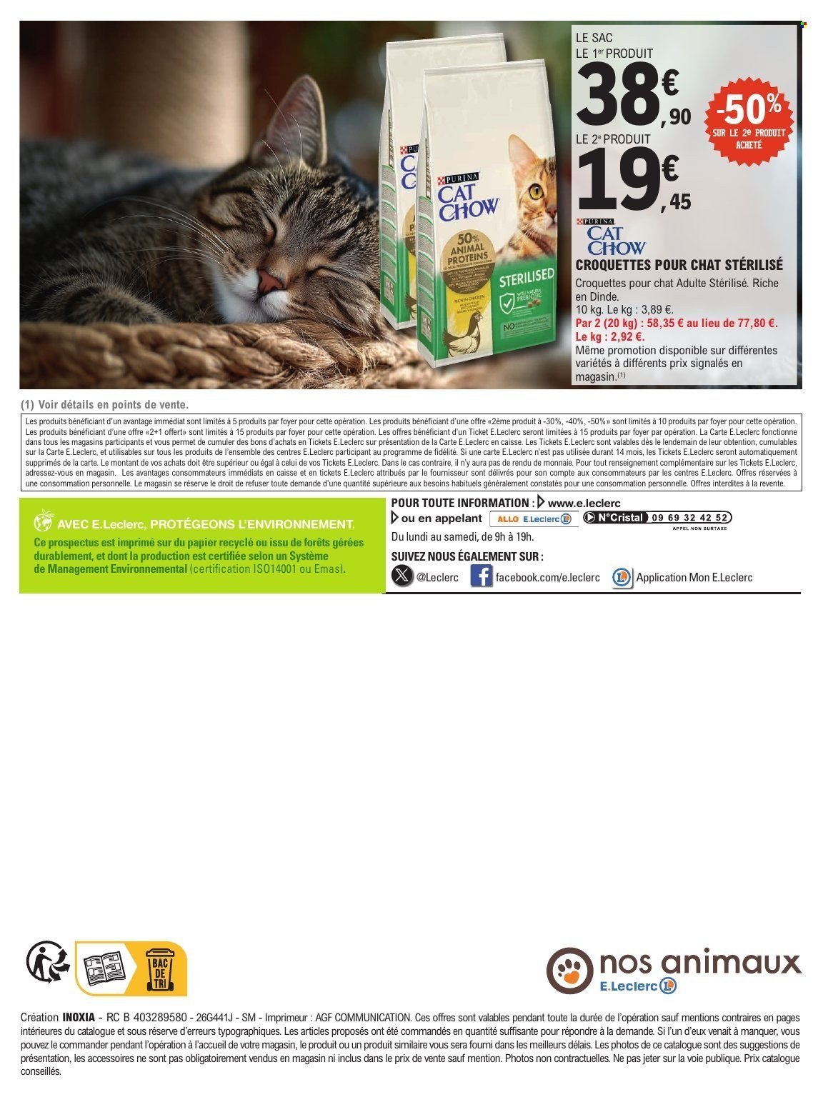 Catalogue E.LECLERC - TRAFIC ANIMALERIE