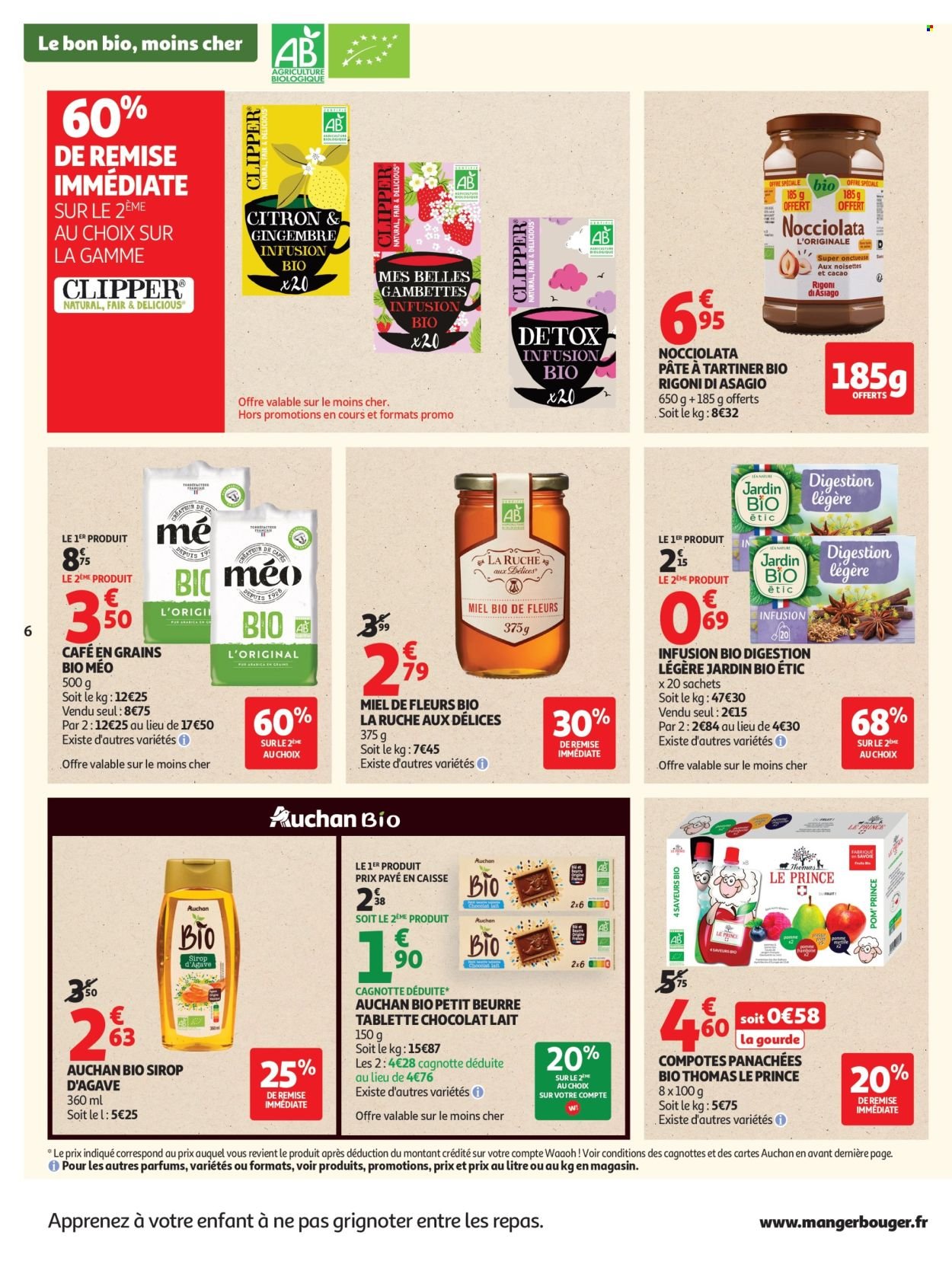 Catalogue AUCHAN - Sélection bio supers