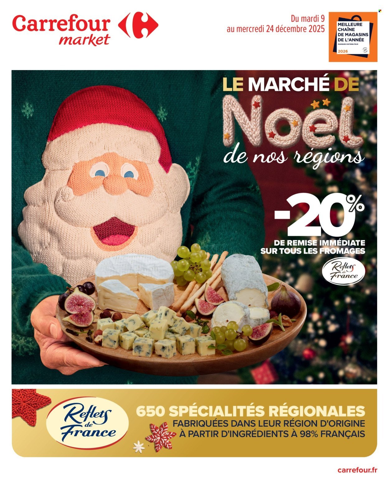 Catalogue CARREFOUR MARKET - LE MARCHE DE NOEL NOS REGIONS ! (2025-12-09 - 2025-12-24)