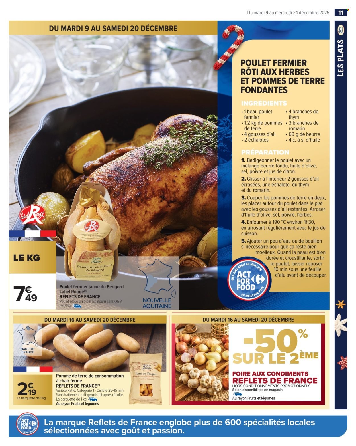 Catalogue CARREFOUR MARKET - LE MARCHE DE NOEL NOS REGIONS ! (2025-12-09 - 2025-12-24)