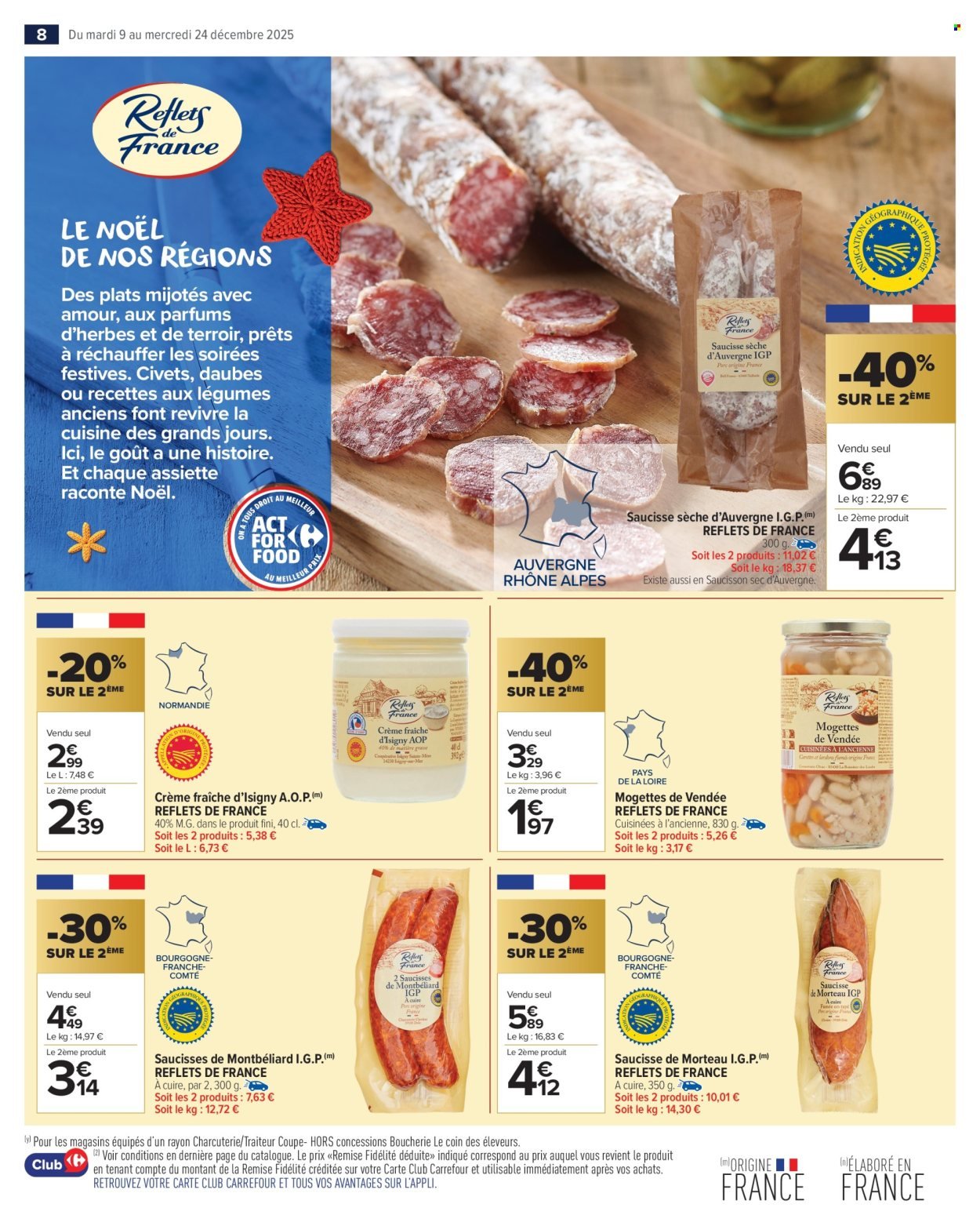 Catalogue CARREFOUR MARKET - LE MARCHE DE NOEL NOS REGIONS ! (2025-12-09 - 2025-12-24)