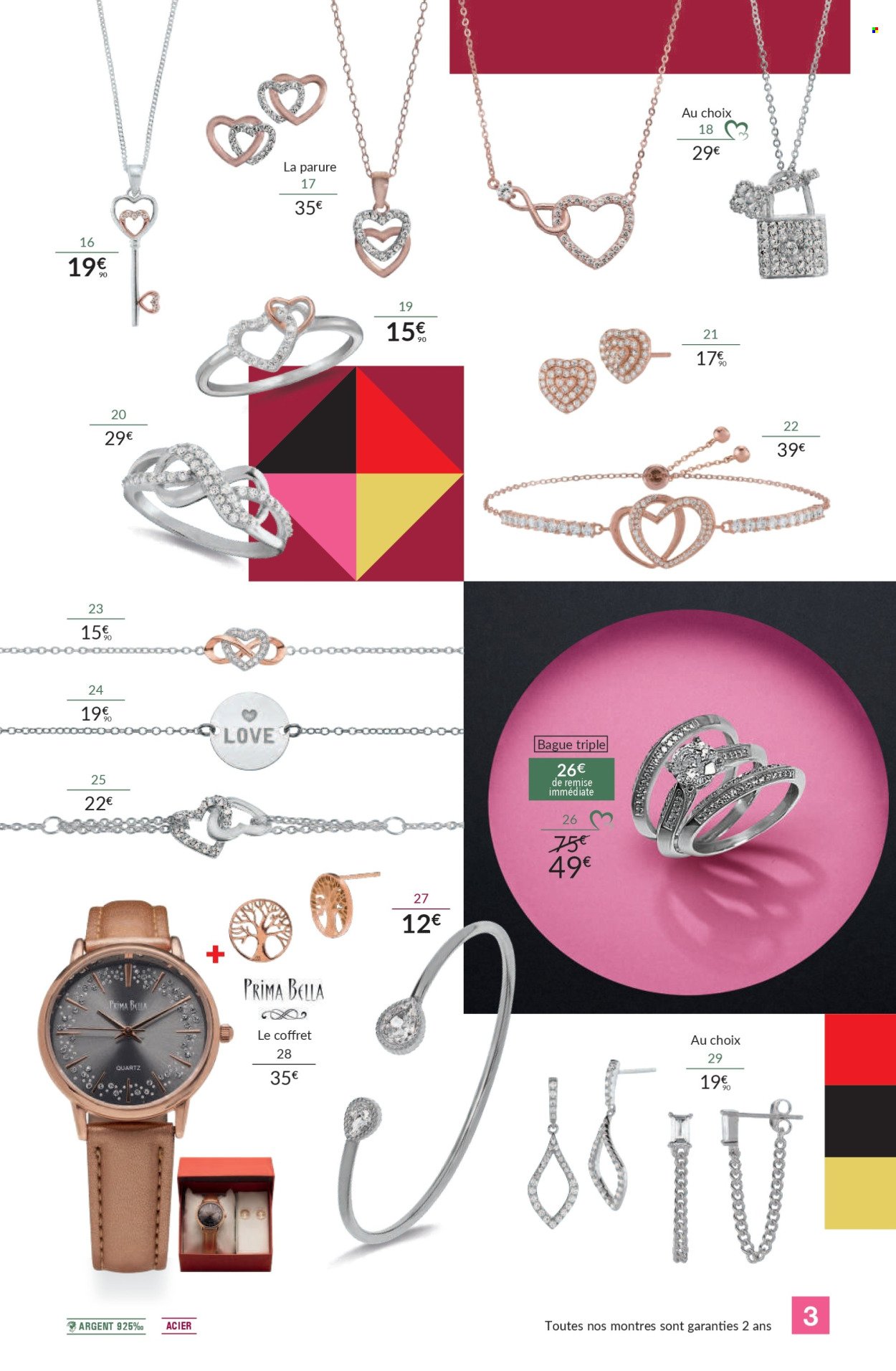 Catalogue AUCHAN - Bijoux Saint-Valentin