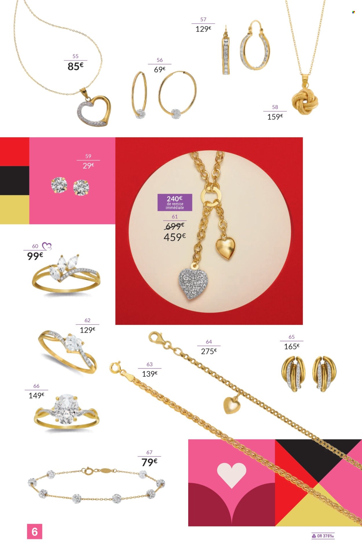Catalogue AUCHAN - Bijoux Saint-Valentin