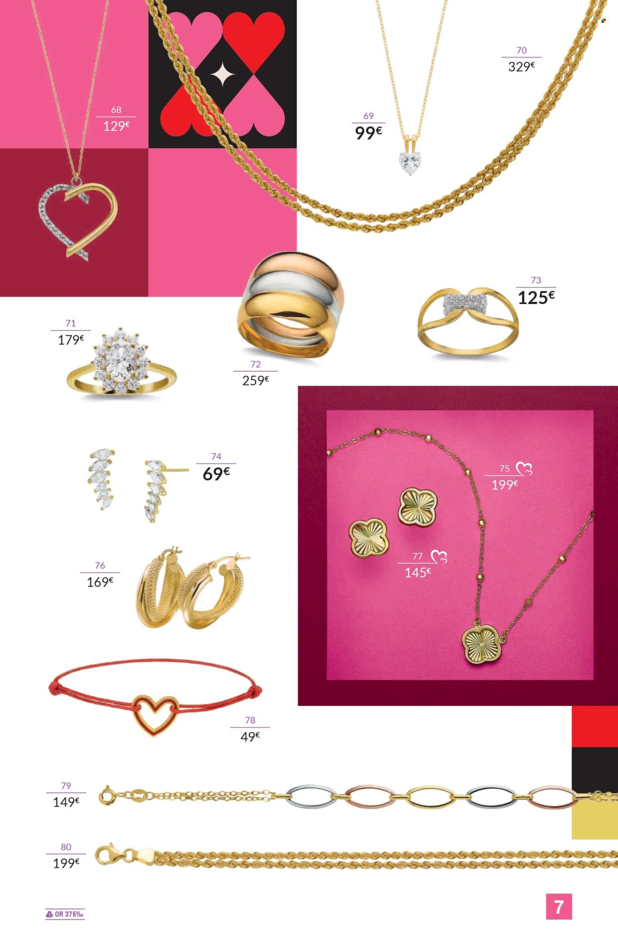 Catalogue AUCHAN - Bijoux Saint-Valentin