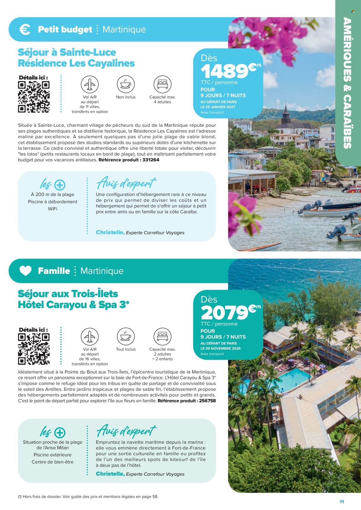 Catalogue CARREFOUR - SÉJOURS & CIRCUITS - LES CRÉATIONS