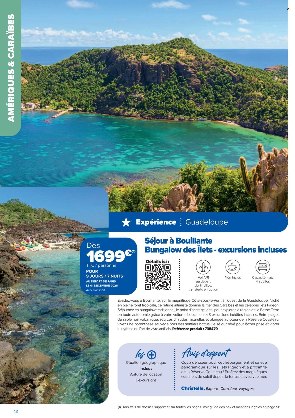Catalogue CARREFOUR - SÉJOURS & CIRCUITS - LES CRÉATIONS