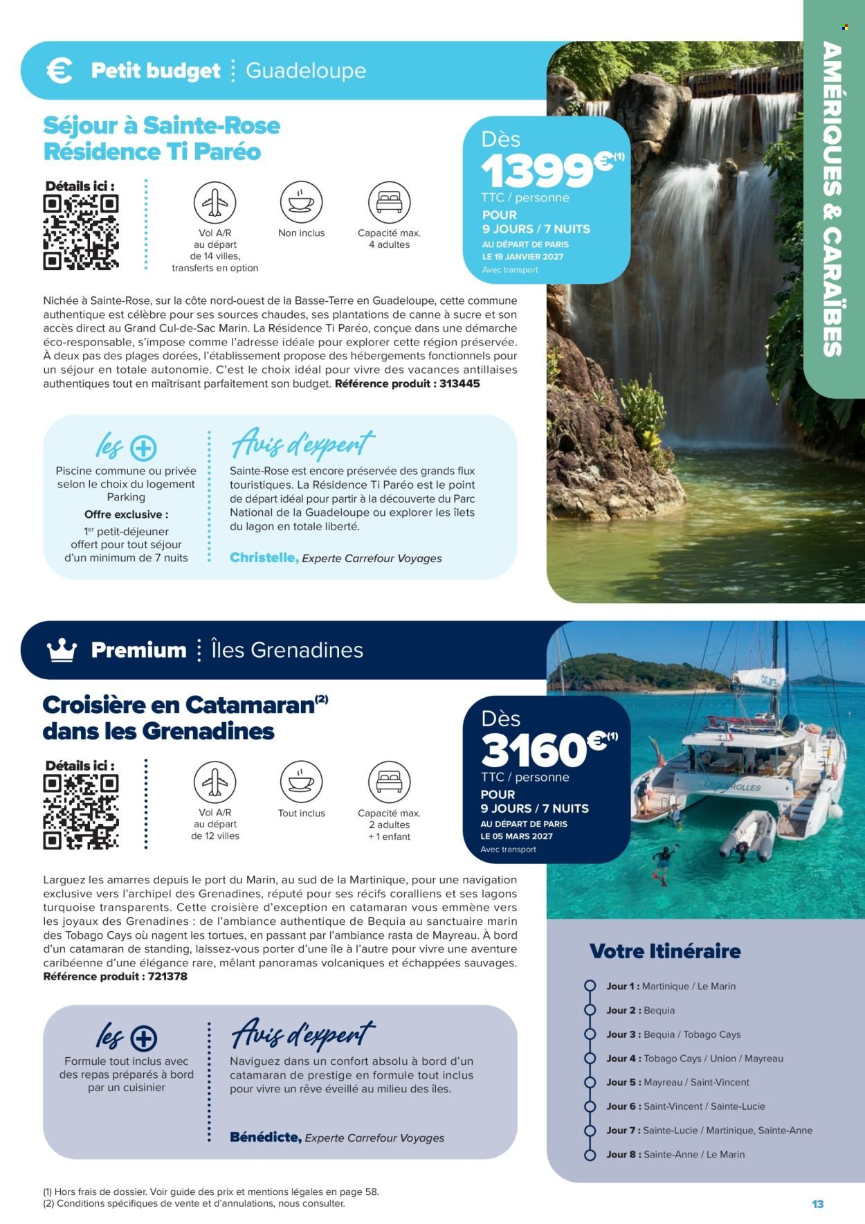 Catalogue CARREFOUR - SÉJOURS & CIRCUITS - LES CRÉATIONS