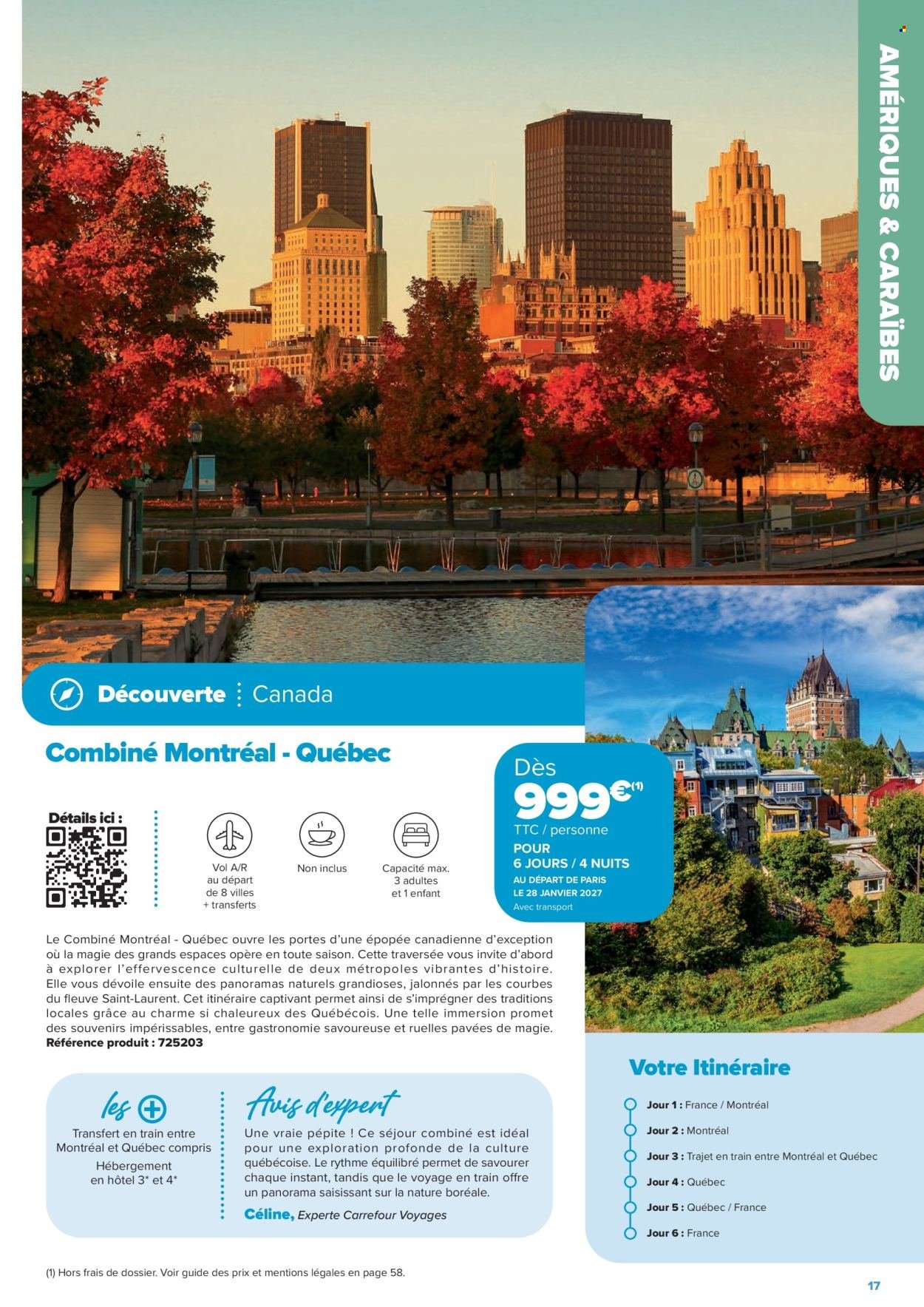 Catalogue CARREFOUR - SÉJOURS & CIRCUITS - LES CRÉATIONS