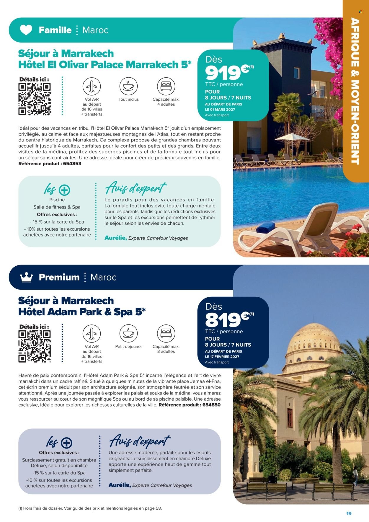 Catalogue CARREFOUR - SÉJOURS & CIRCUITS - LES CRÉATIONS