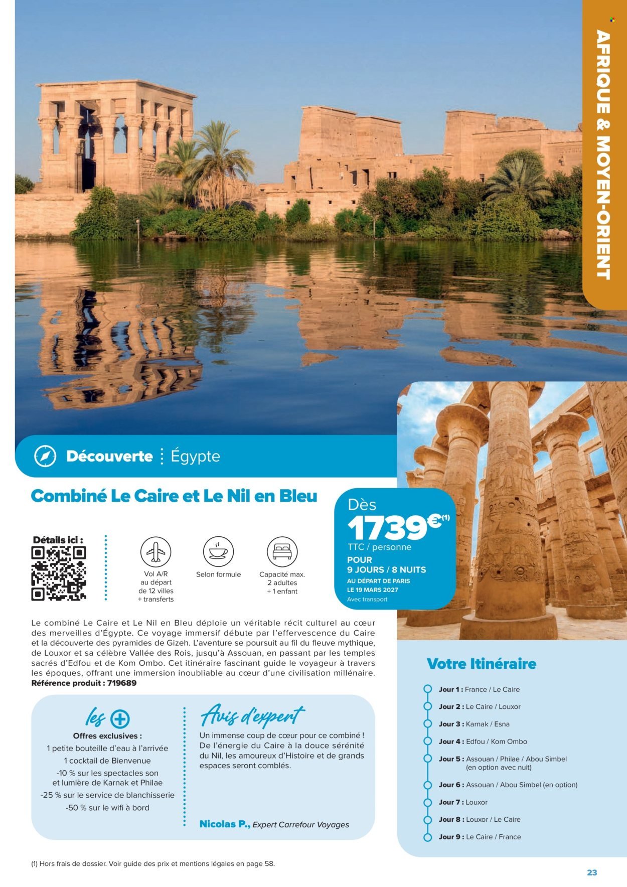 Catalogue CARREFOUR - SÉJOURS & CIRCUITS - LES CRÉATIONS