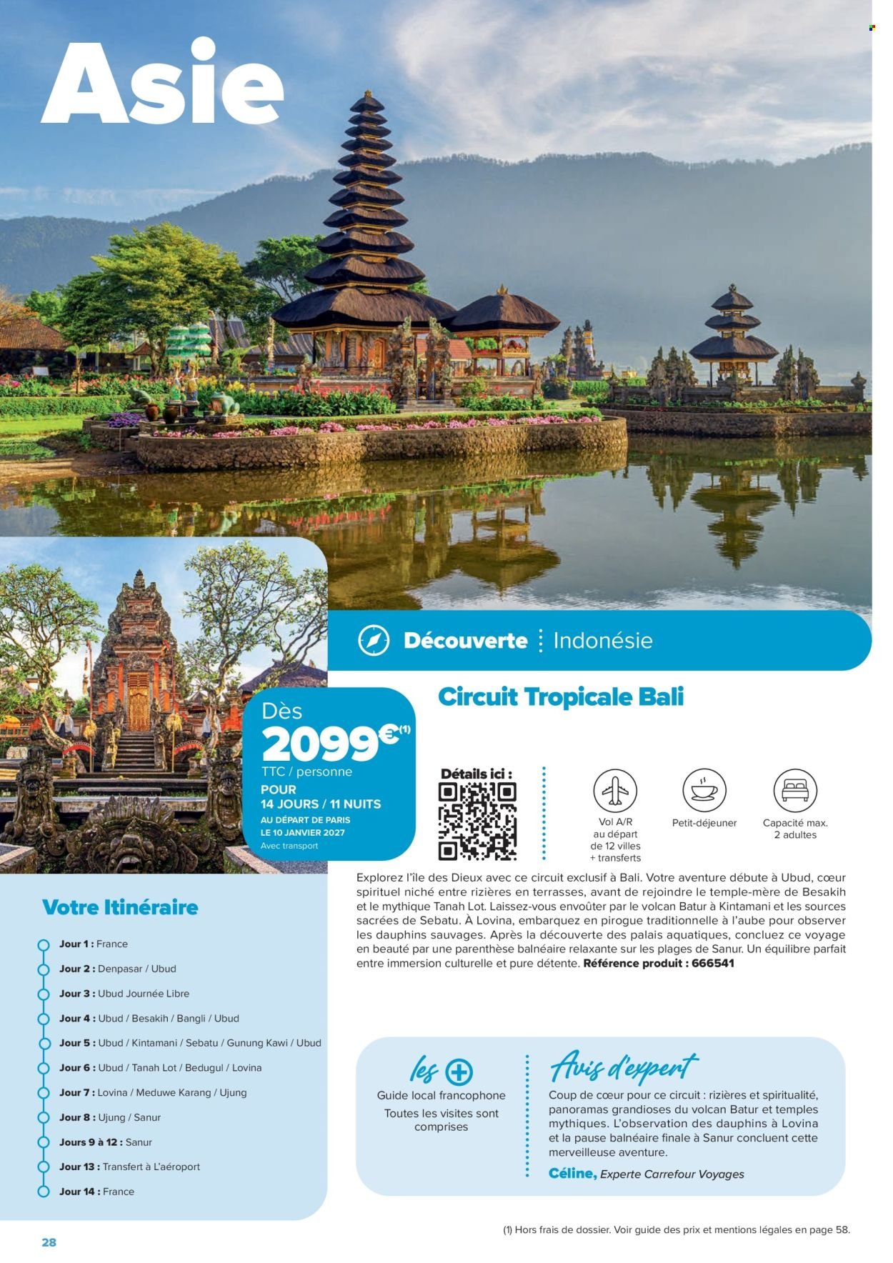 Catalogue CARREFOUR - SÉJOURS & CIRCUITS - LES CRÉATIONS