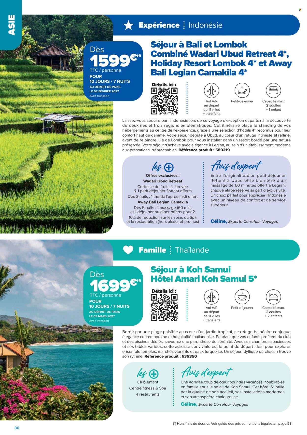 Catalogue CARREFOUR - SÉJOURS & CIRCUITS - LES CRÉATIONS