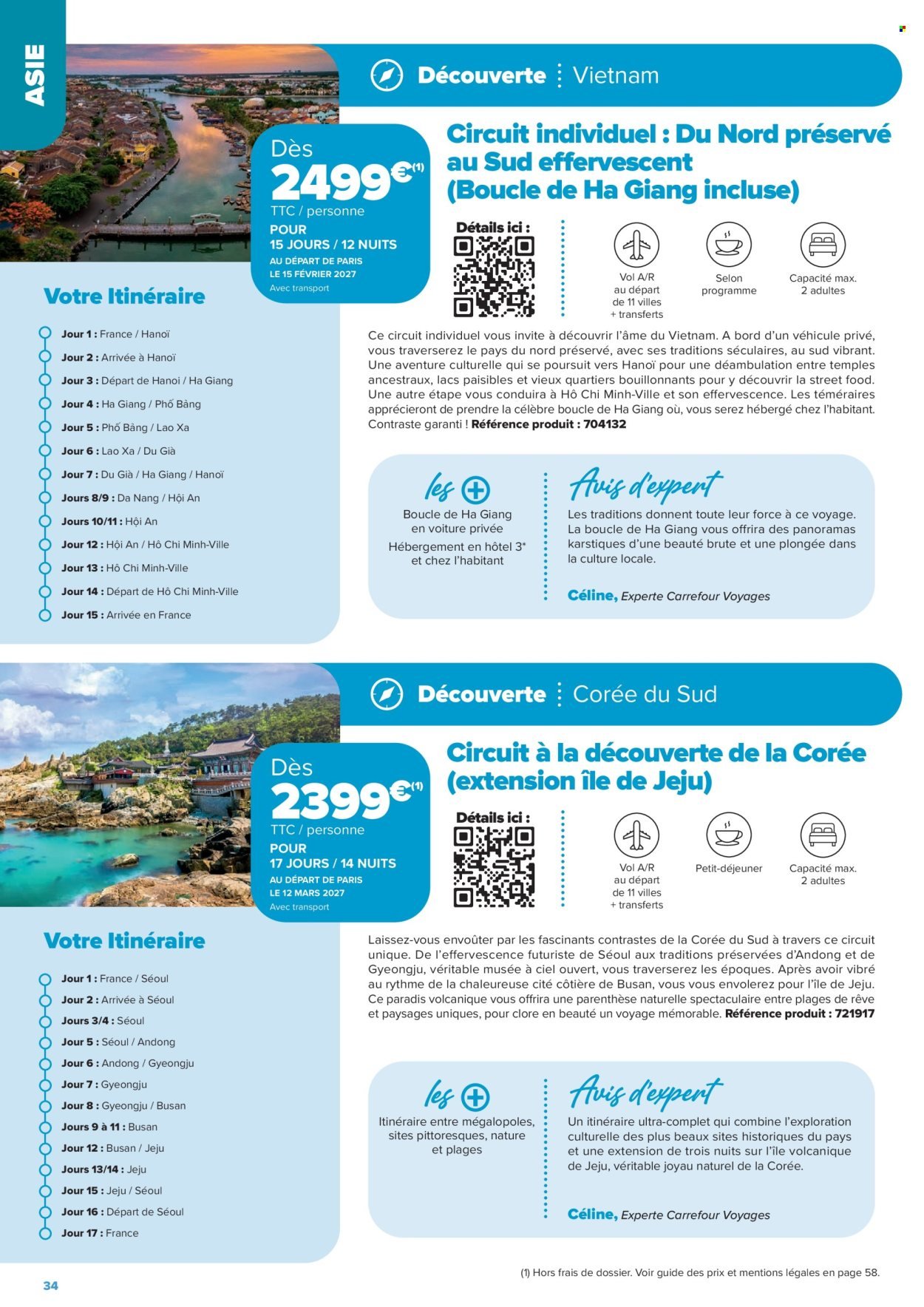 Catalogue CARREFOUR - SÉJOURS & CIRCUITS - LES CRÉATIONS