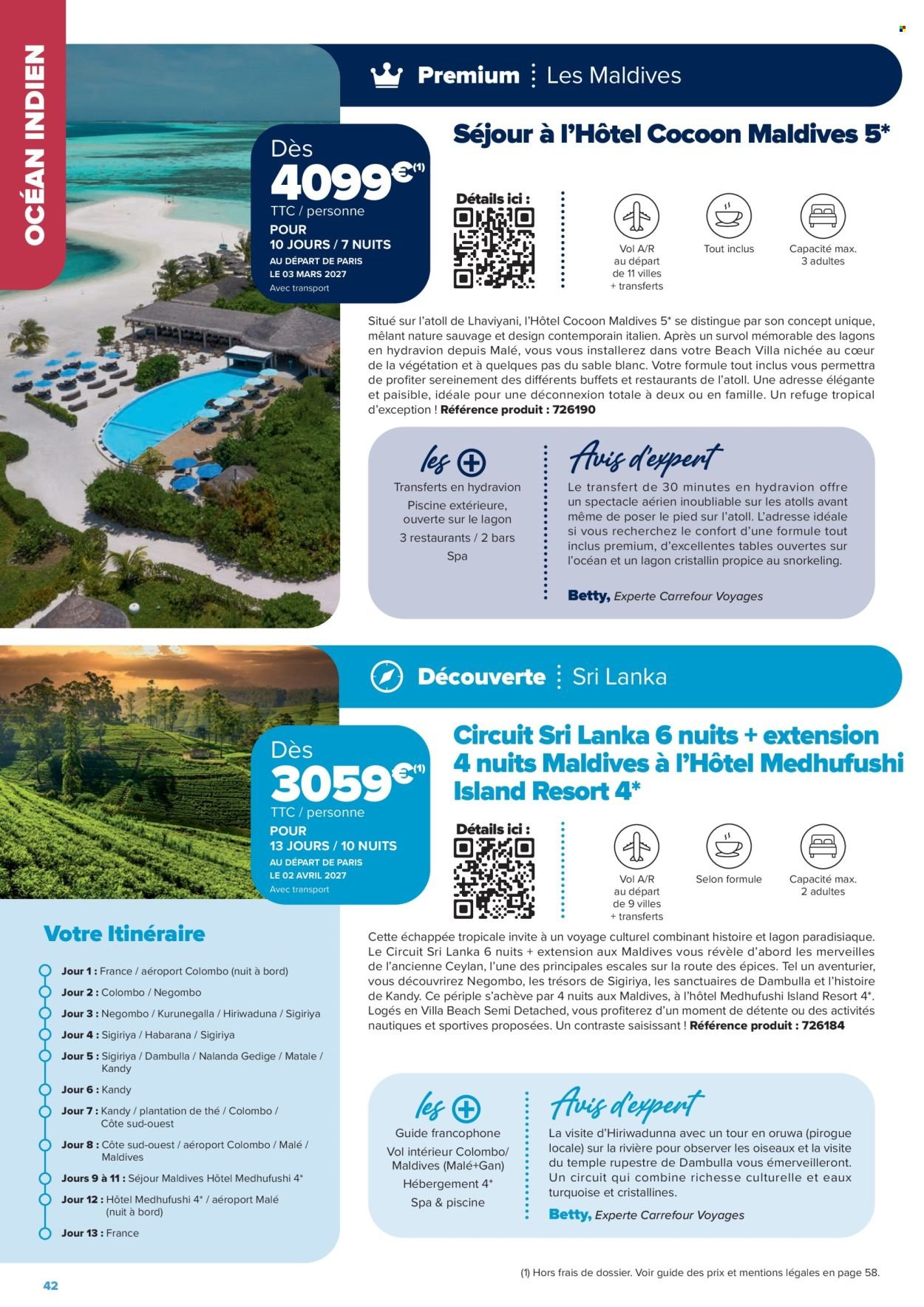 Catalogue CARREFOUR - SÉJOURS & CIRCUITS - LES CRÉATIONS
