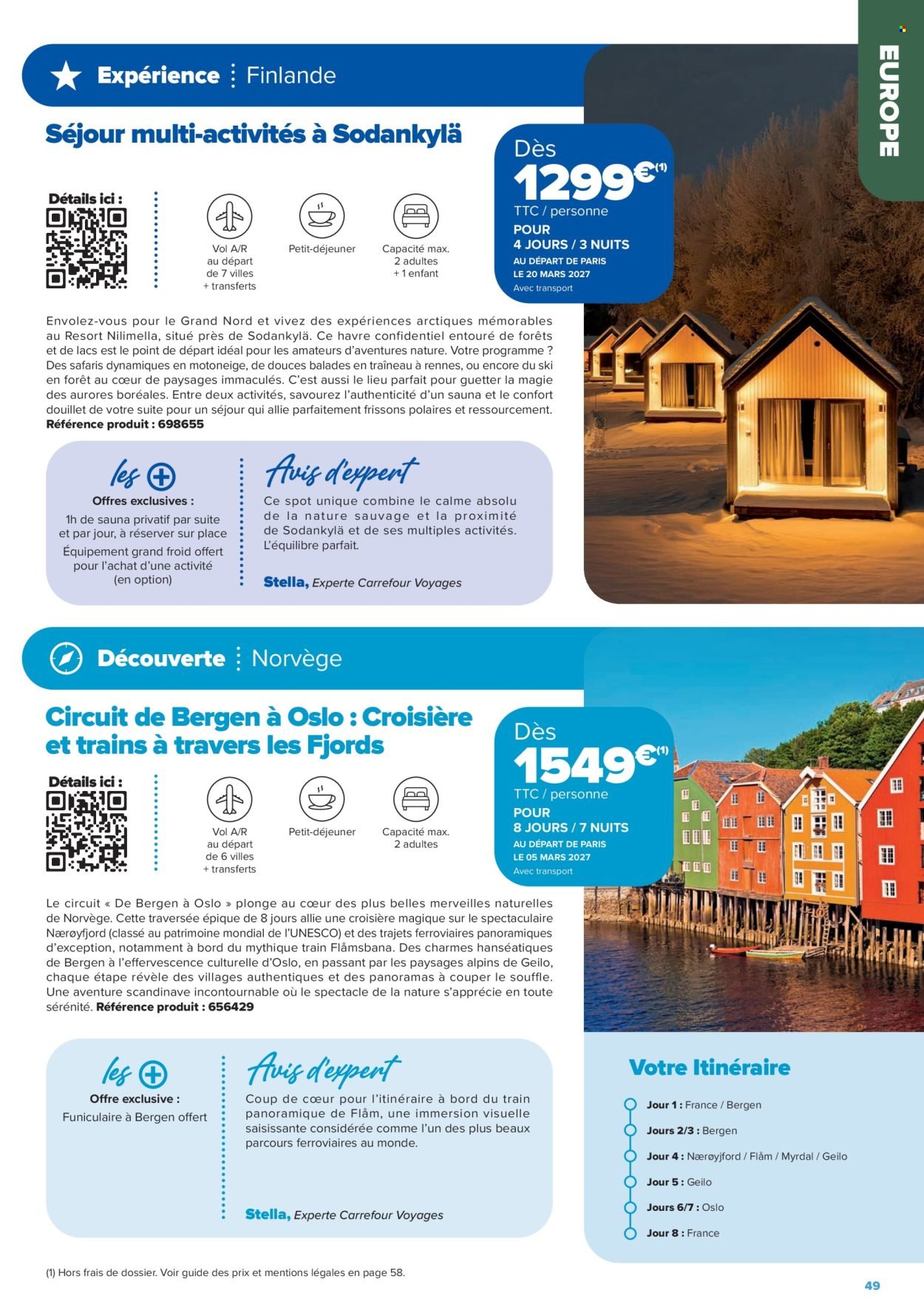 Catalogue CARREFOUR - SÉJOURS & CIRCUITS - LES CRÉATIONS