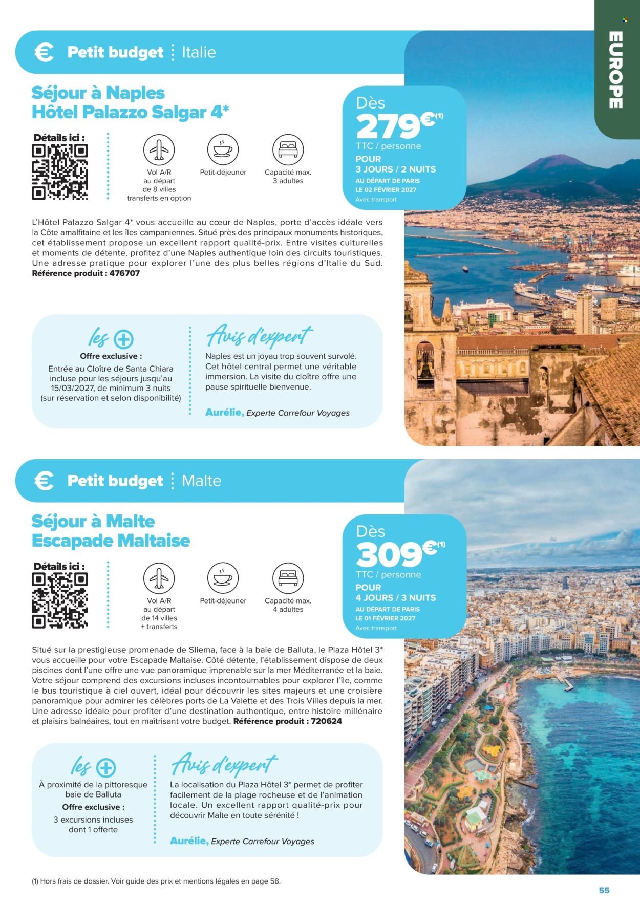 Catalogue CARREFOUR - SÉJOURS & CIRCUITS - LES CRÉATIONS