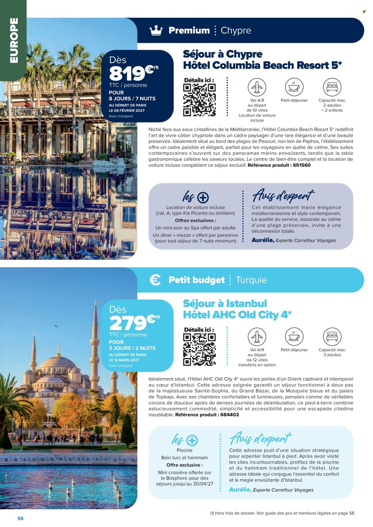 Catalogue CARREFOUR - SÉJOURS & CIRCUITS - LES CRÉATIONS