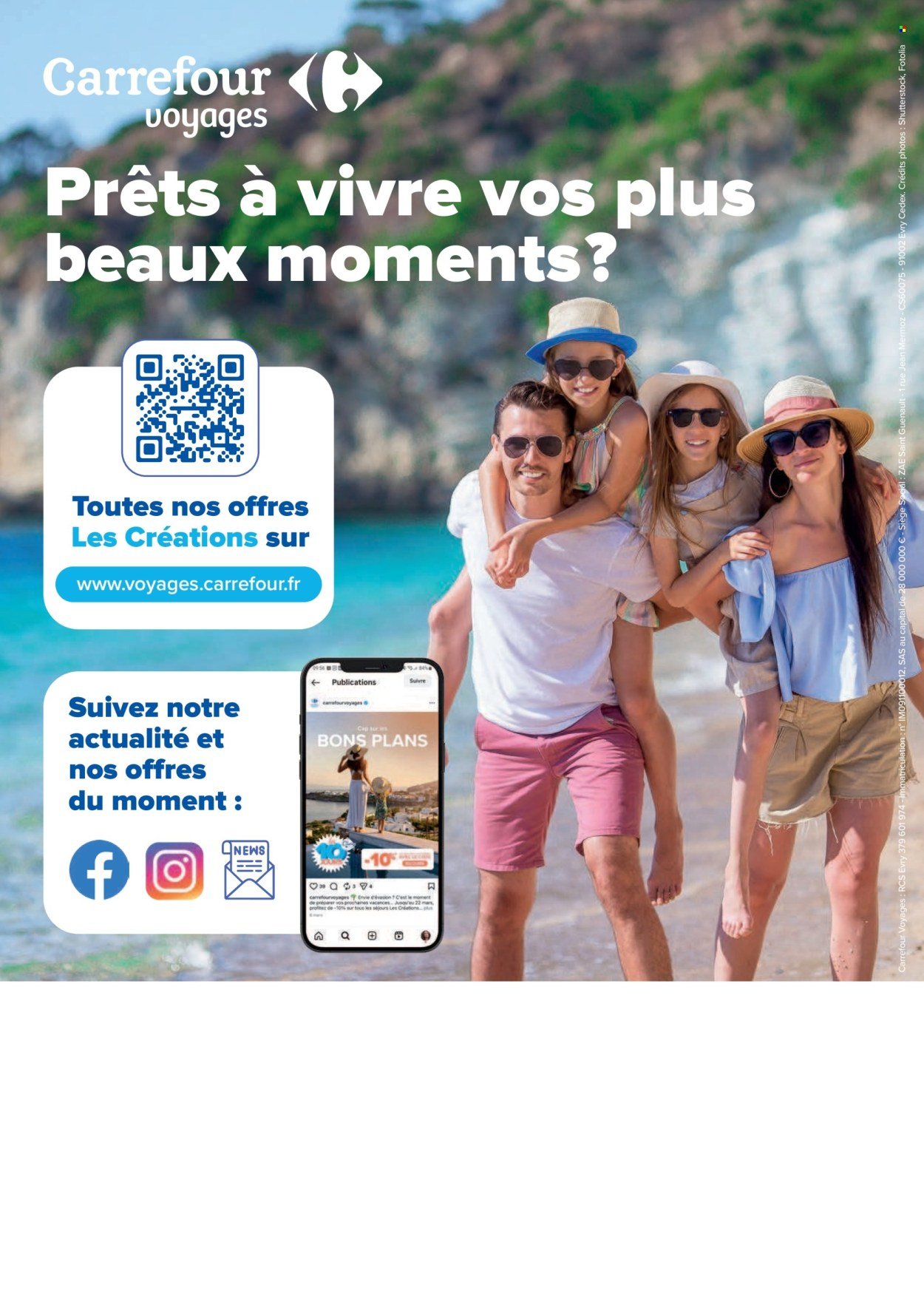 Catalogue CARREFOUR - SÉJOURS & CIRCUITS - LES CRÉATIONS