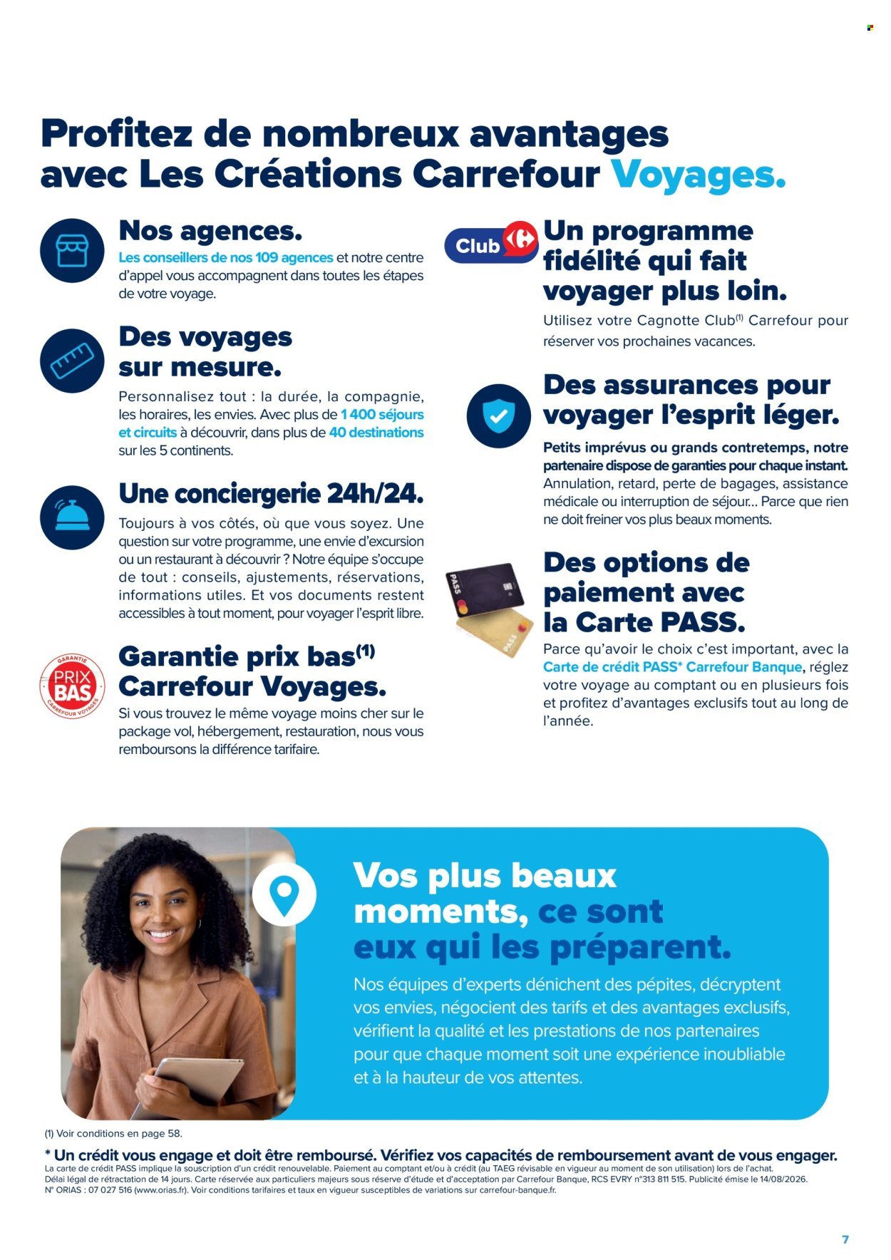 Catalogue CARREFOUR - SÉJOURS & CIRCUITS - LES CRÉATIONS