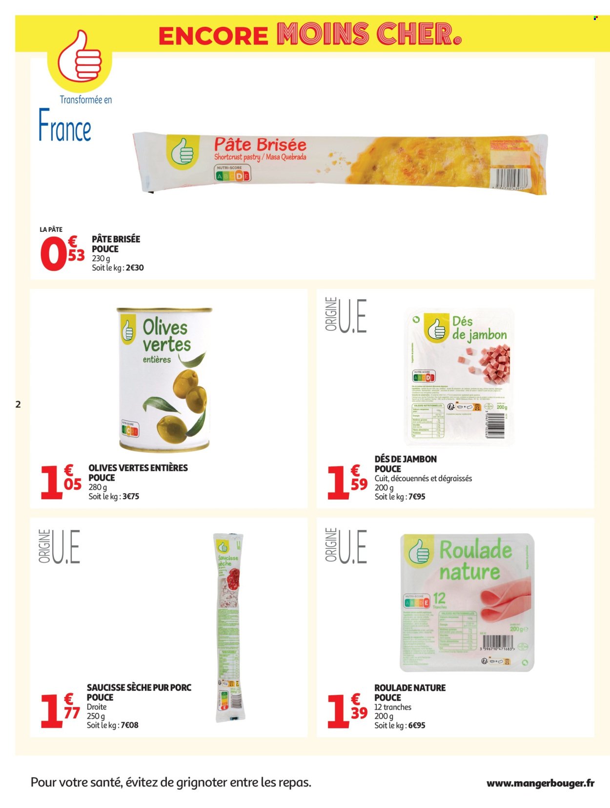Catalogue AUCHAN - Marque Pouce supers (2026-05-19 - 2026-05-30)