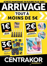 Catalogue CENTRAKOR - TOUT À MOINS DE 5€