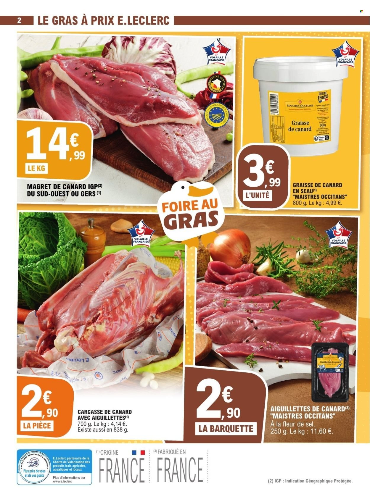 Catalogue E.LECLERC - FOIRE AU GRAS