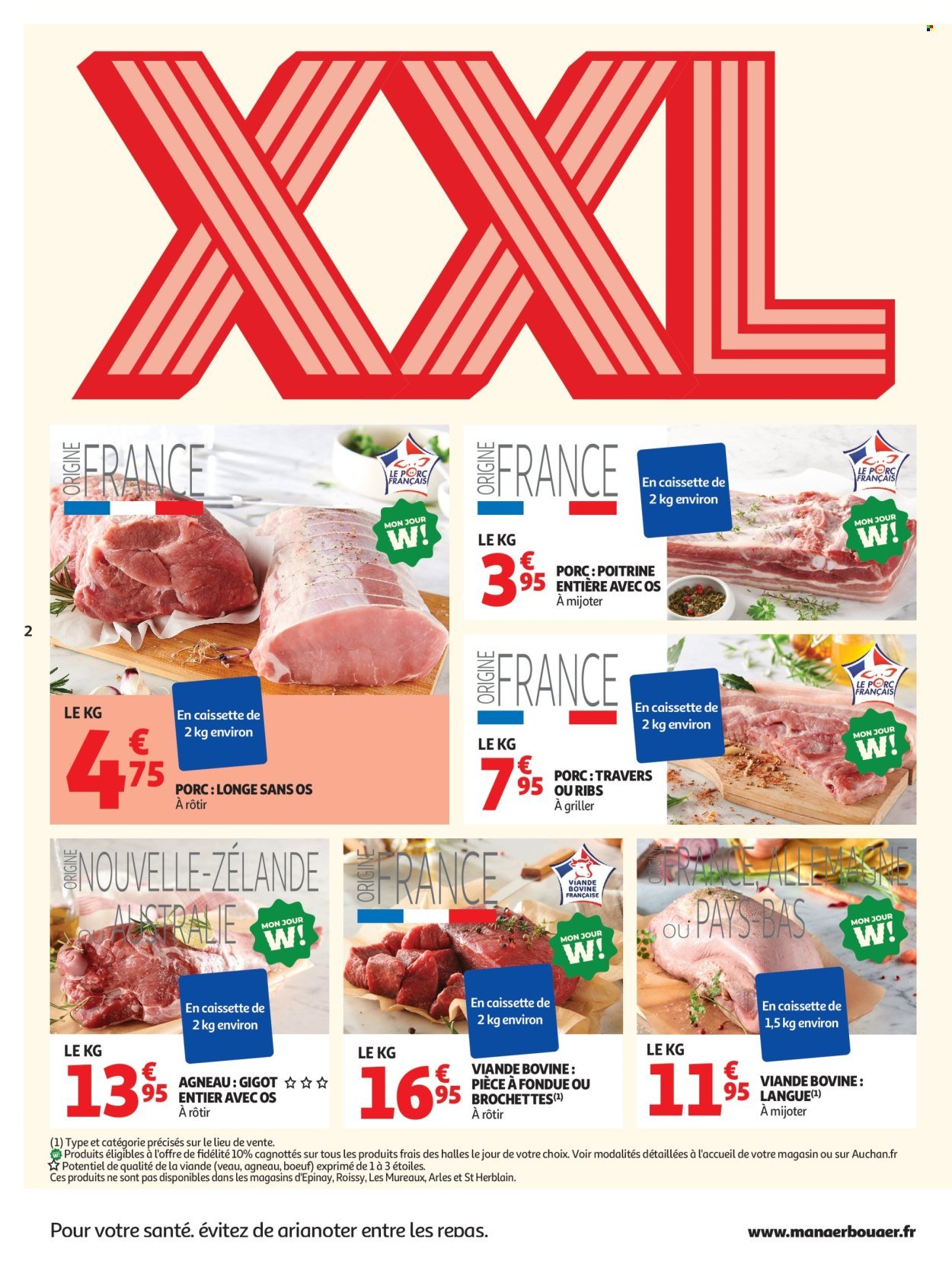 Catalogue AUCHAN - Bonnes résolutions en XXL