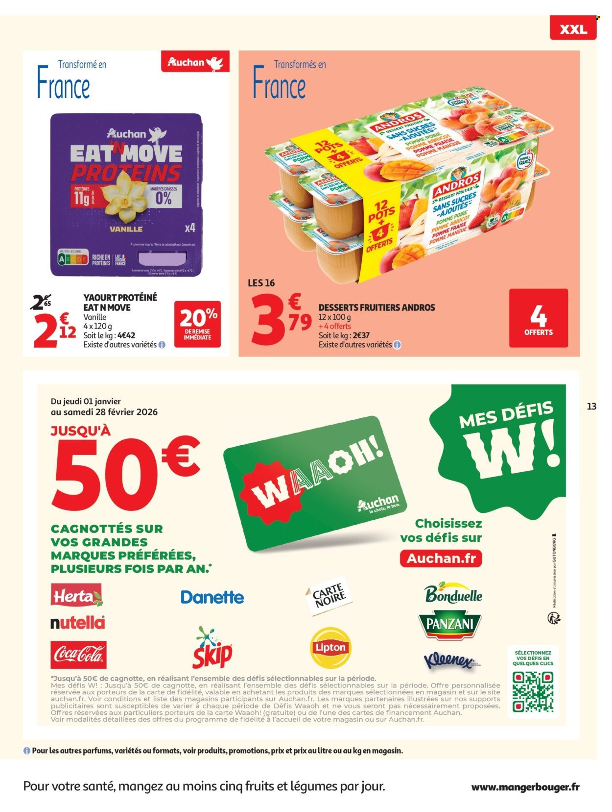 Catalogue AUCHAN - Bonnes résolutions en XXL (2026-01-02 - 2026-01-11)