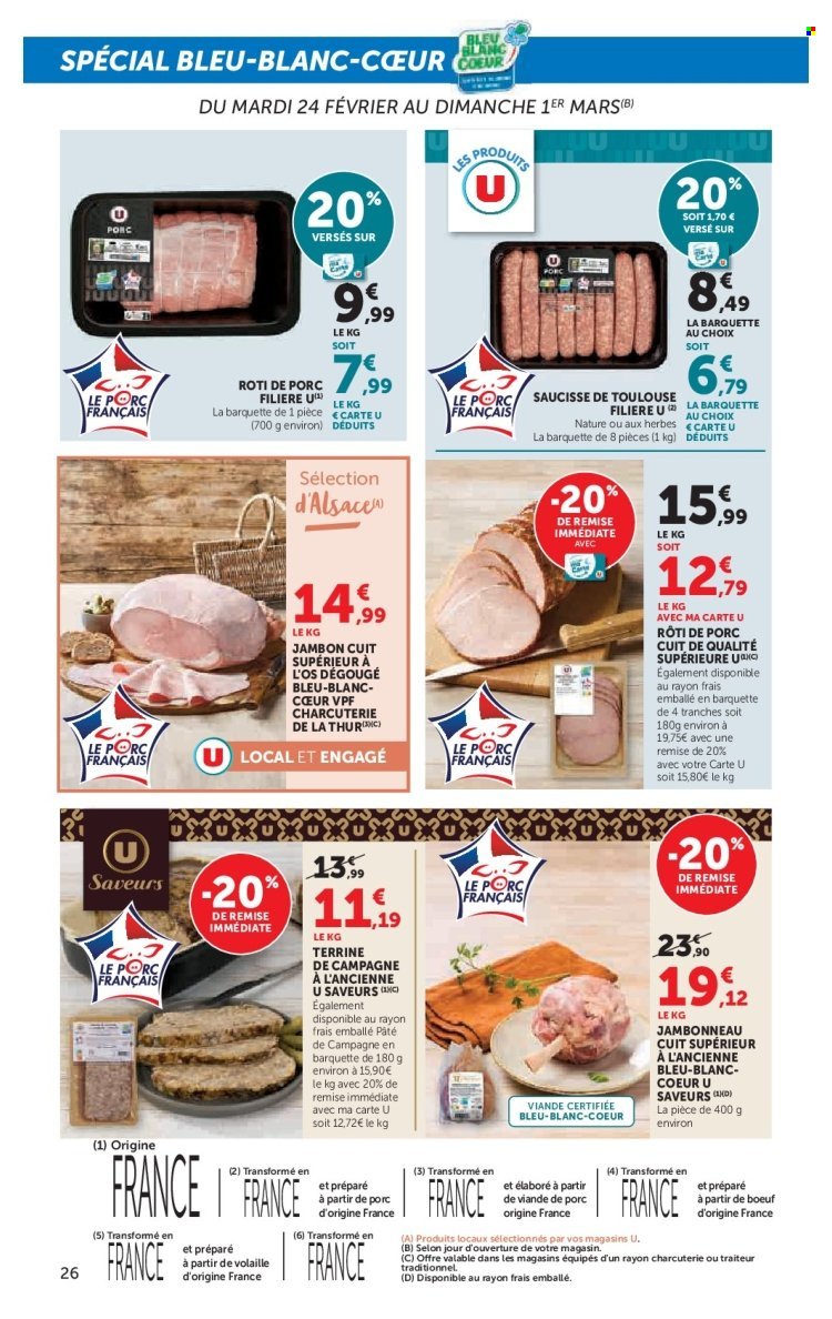 Catalogue HYPER U - Les prix bas de la semaine (2026-02-24 - 2026-03-08)
