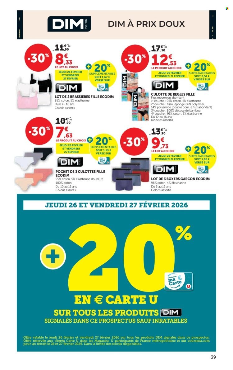 Catalogue HYPER U - Les prix bas de la semaine