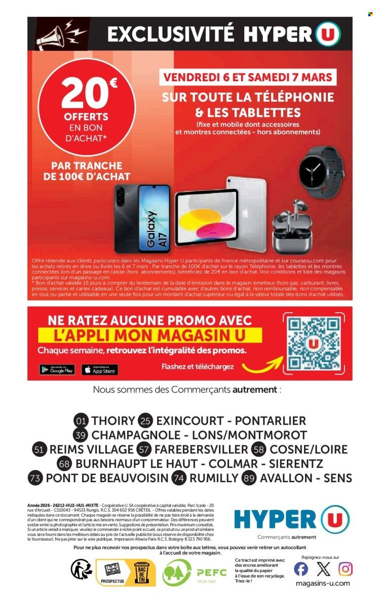 Catalogue HYPER U - Les prix bas de la semaine