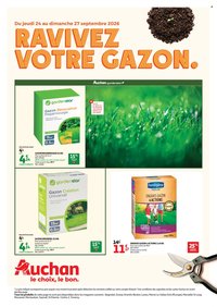 Catalogue AUCHAN - Bons plans du week end jardinage