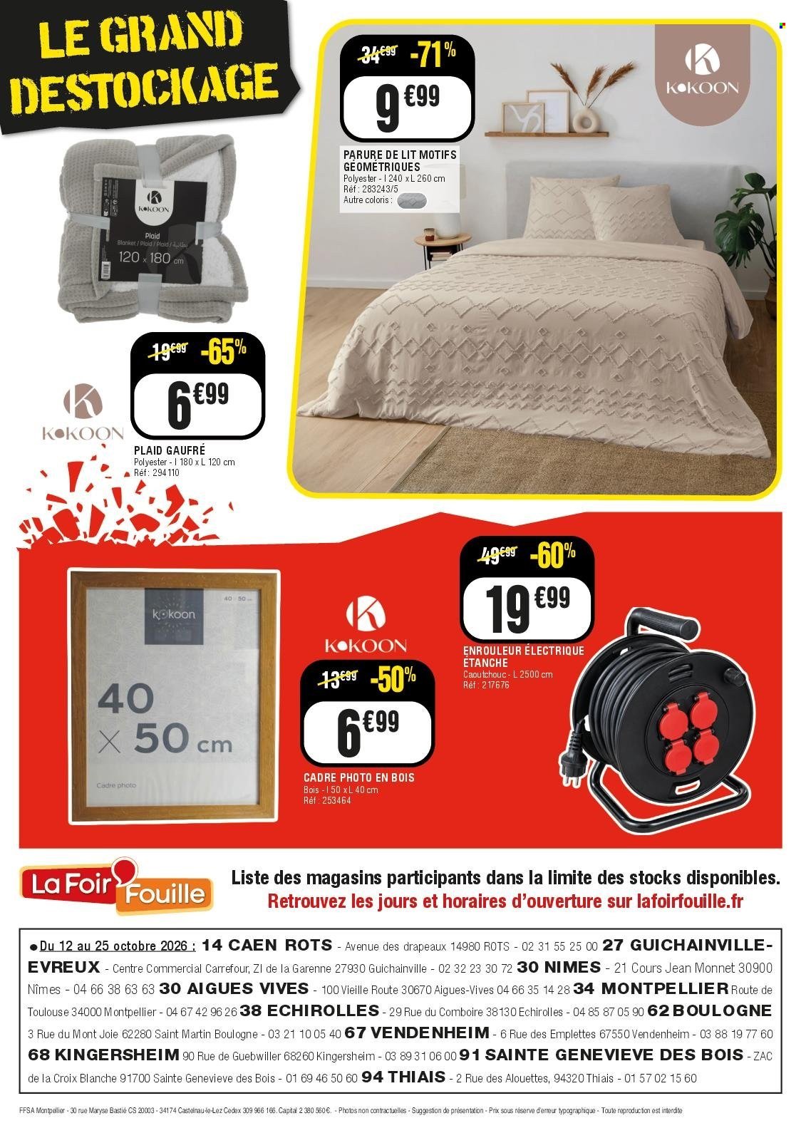 Catalogue LA FOIR'FOUILLE - Du lundi 12 octobre 2026